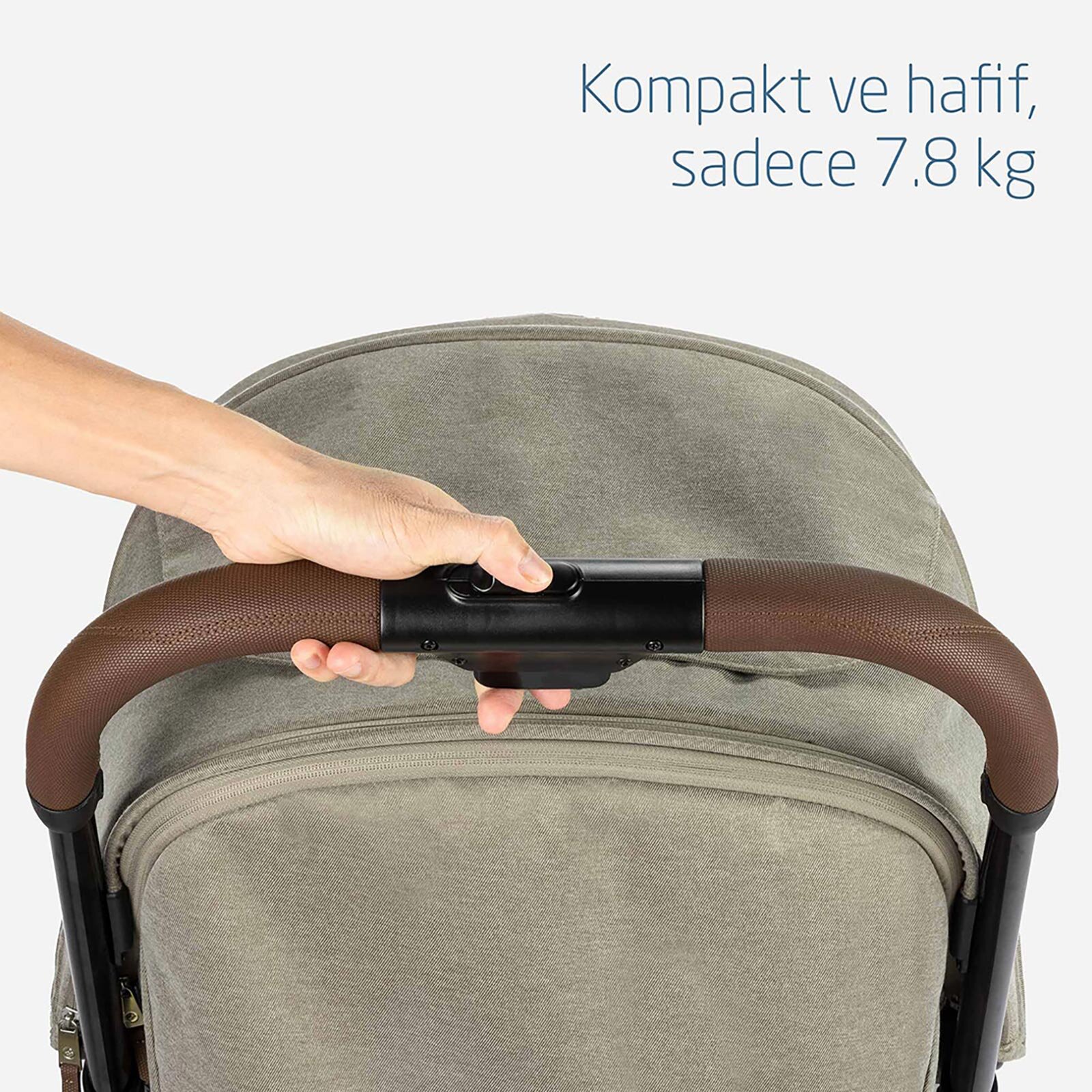 Eva Otomatik Katlanan Kompakt Bebek Arabası