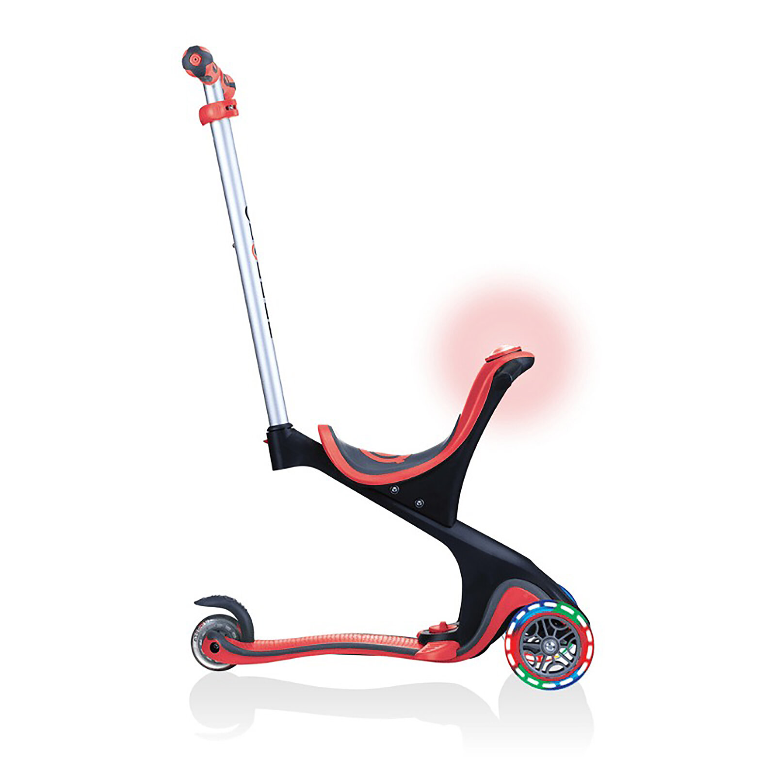 Evo Comfort Play Işıklı Scooter - Kırmızı