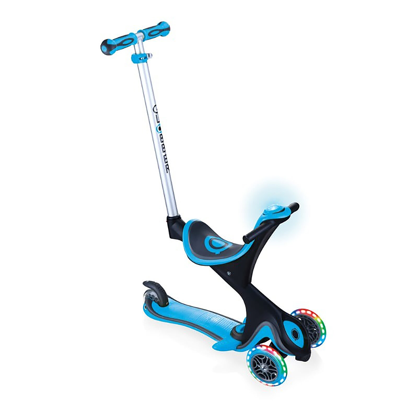 Evo Comfort Play Işıklı Scooter - Mavi