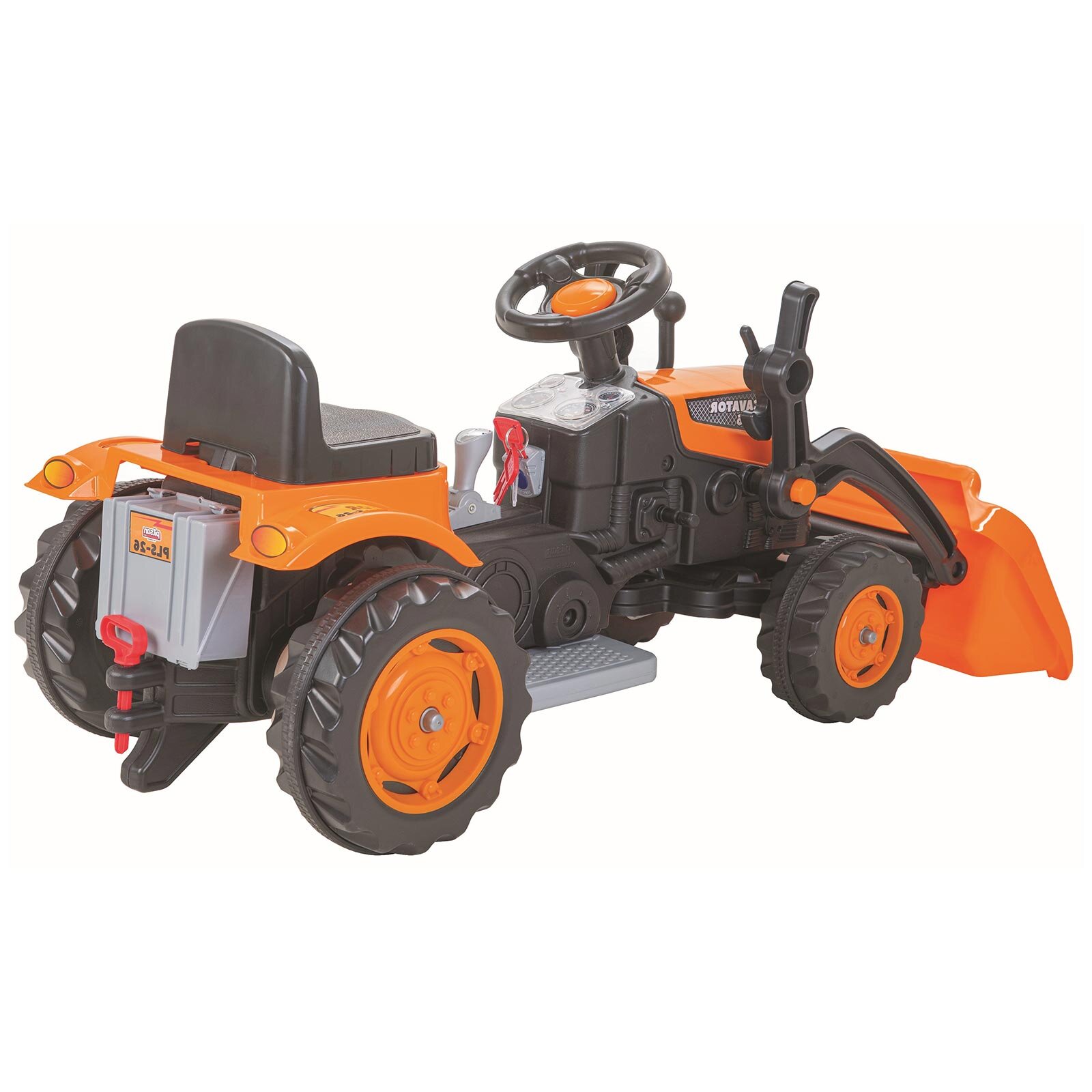 Excavatör PLS-26 Traktör Kepçeli 6V Akülü