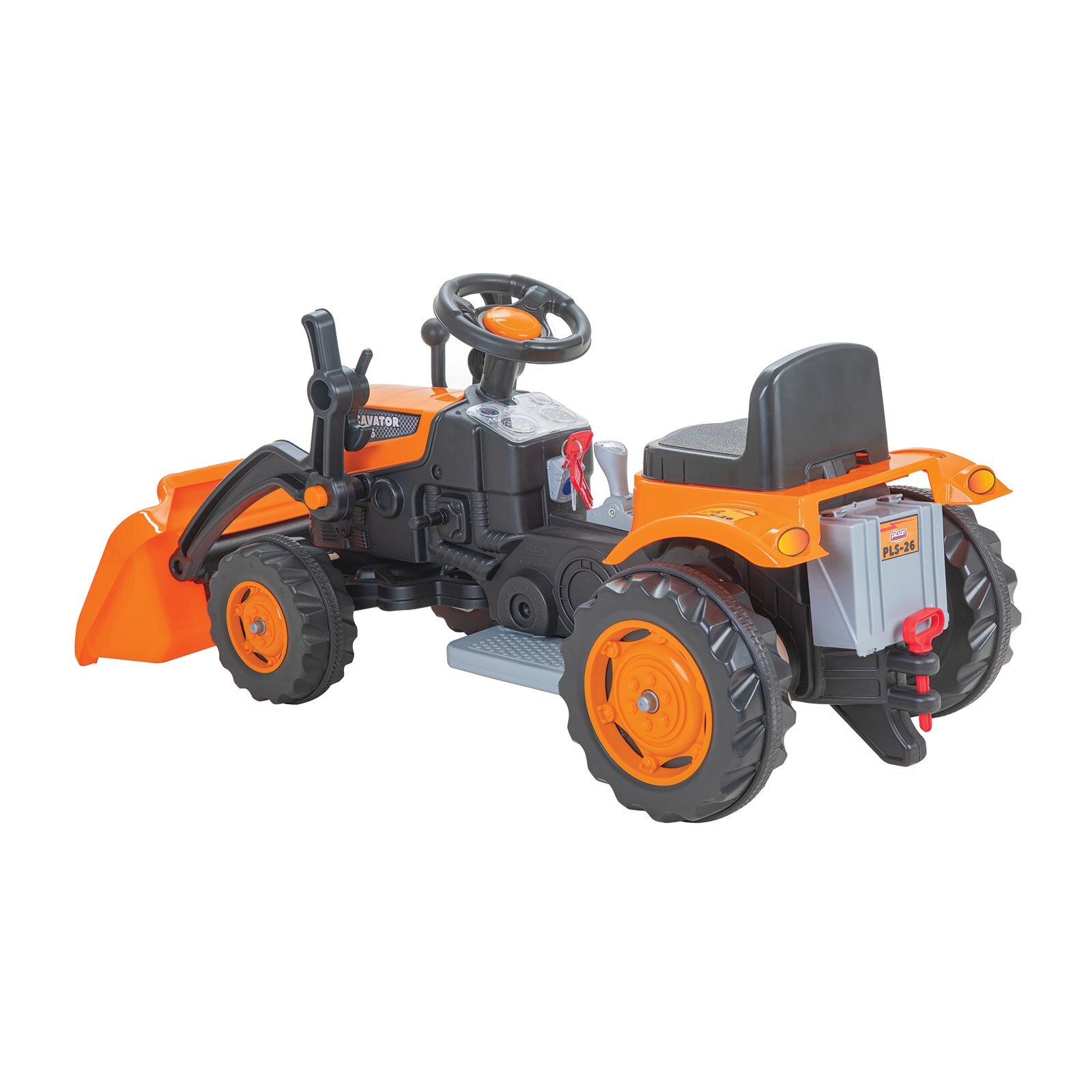 Excavatör PLS-26 Traktör Kepçeli 6V Akülü