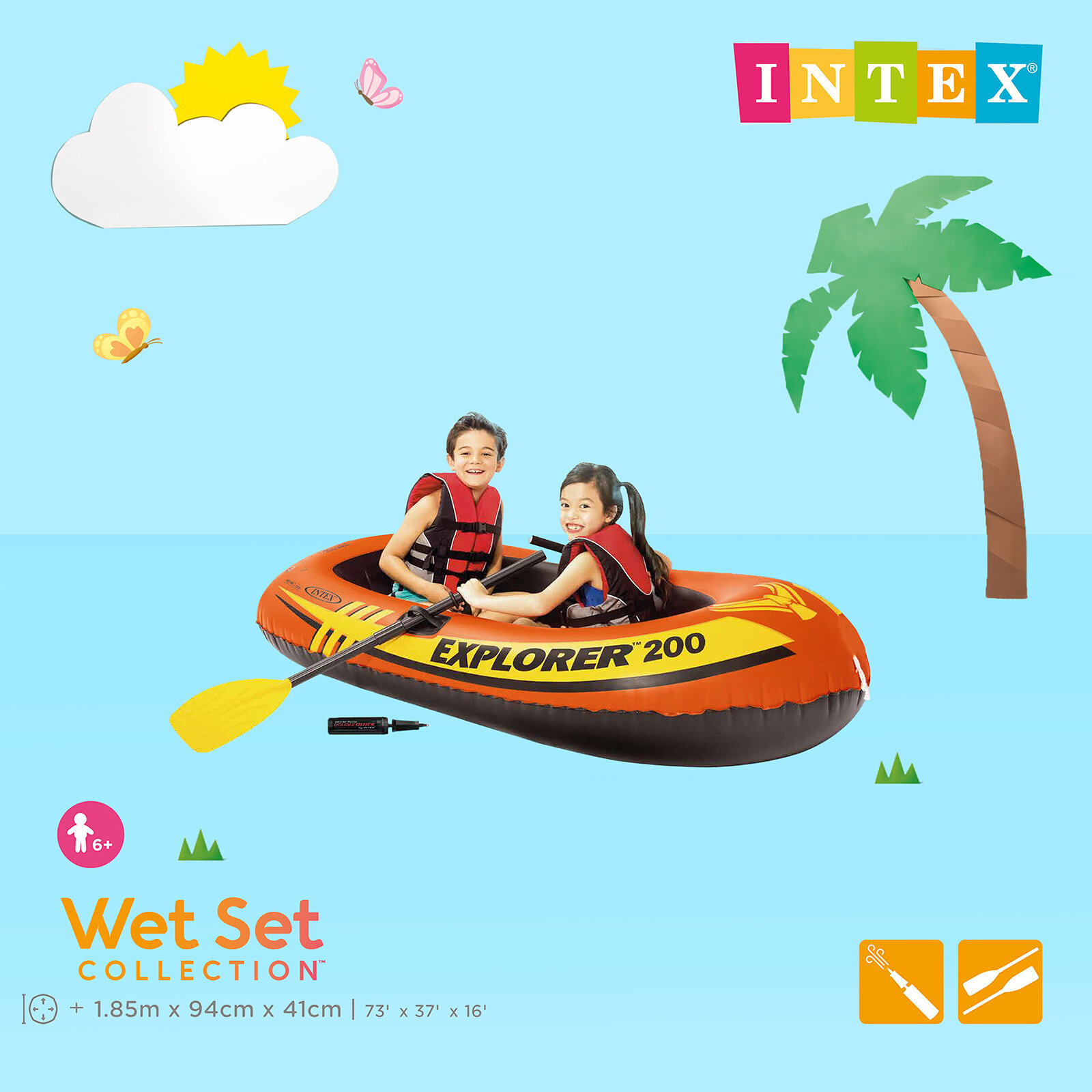 EXPLORER BOT 300 SET 211X117X41 CM