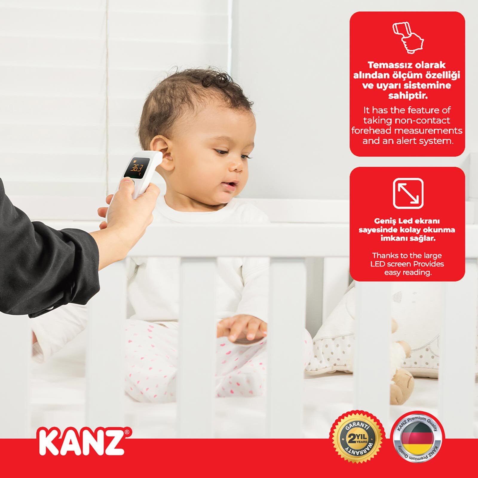 TH1110 Temassız Alından Ateş Ölçer