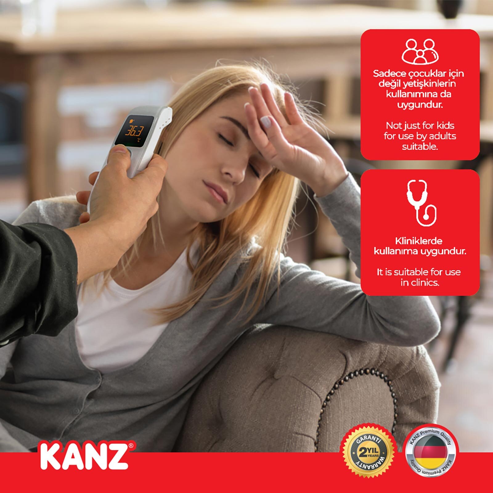 TH1110 Temassız Alından Ateş Ölçer