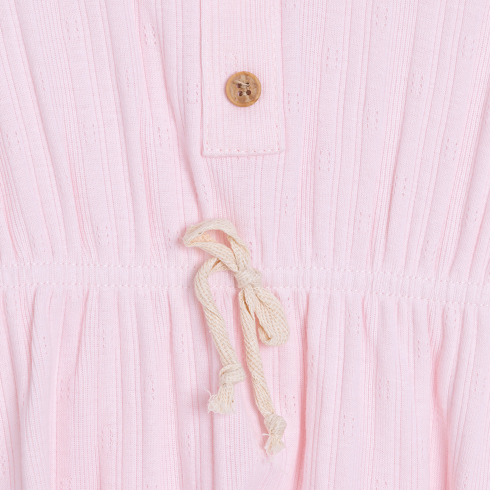 Kız Bebek Elbise Jakar Örme Düğme First Holiday Bisiklet Yaka Kısa Kol Pembe Kız Bebek Elbise Jakar Örme Düğme First Holiday Bisiklet Yaka Kısa Kol Pembe