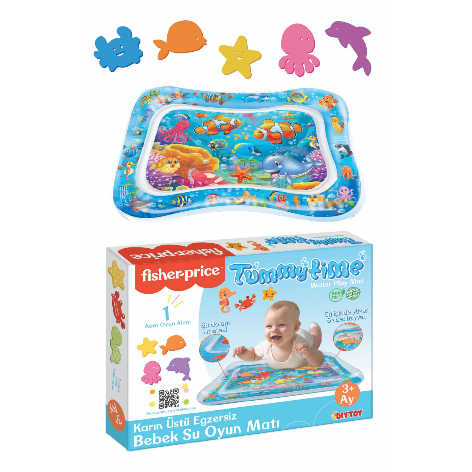 Fisher Price Bebek Su Oyun Matı Fisher Price Bebek Su Oyun Matı