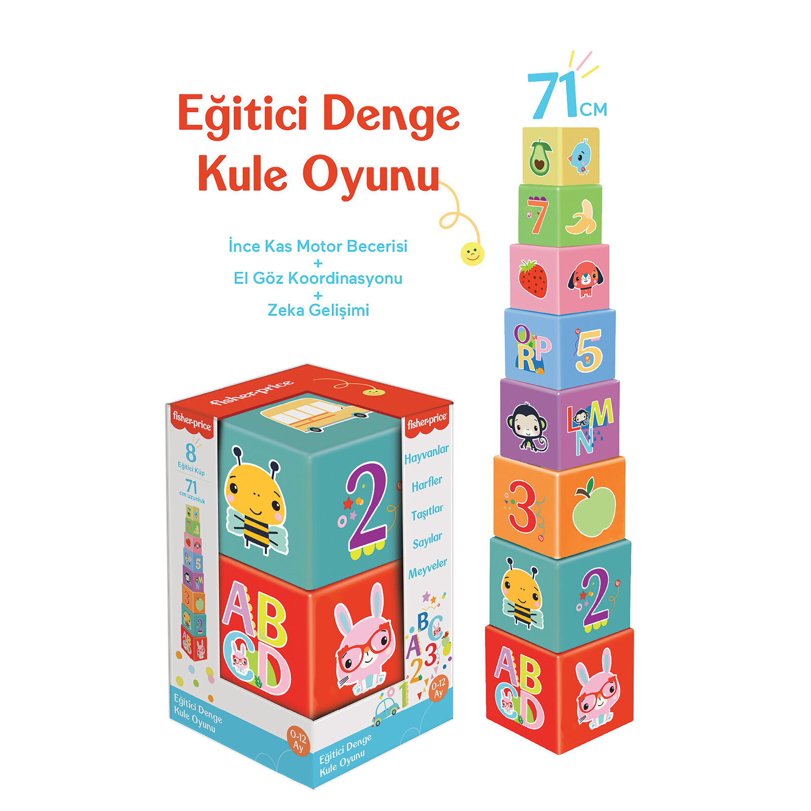 Fisher Price Eğitici Denge Kulesi Fisher Price Eğitici Denge Kulesi