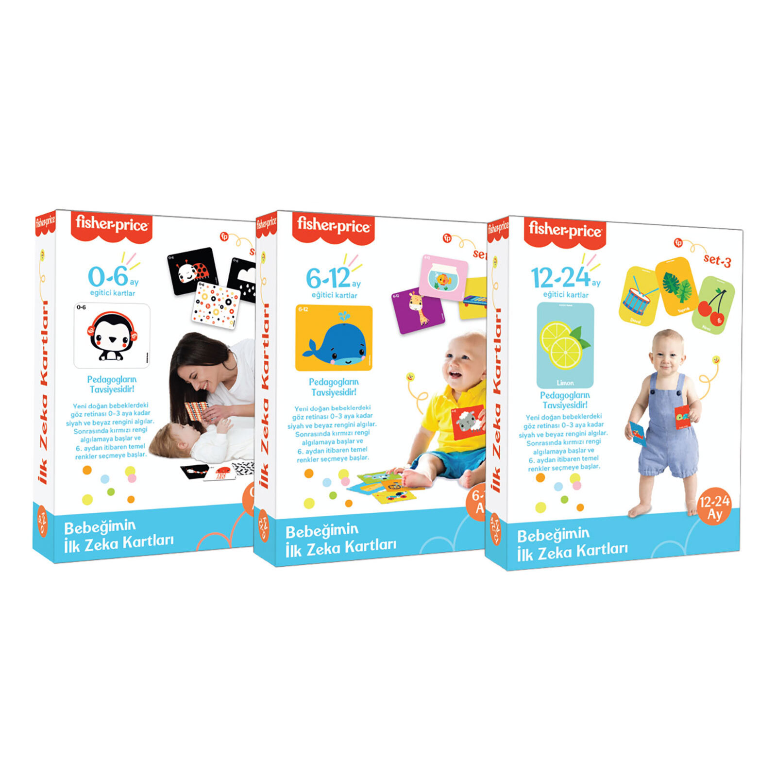 Fisher Price Erken Eğitim Seti 3 Lü Set Fisher Price Erken Eğitim Seti 3 Lü Set