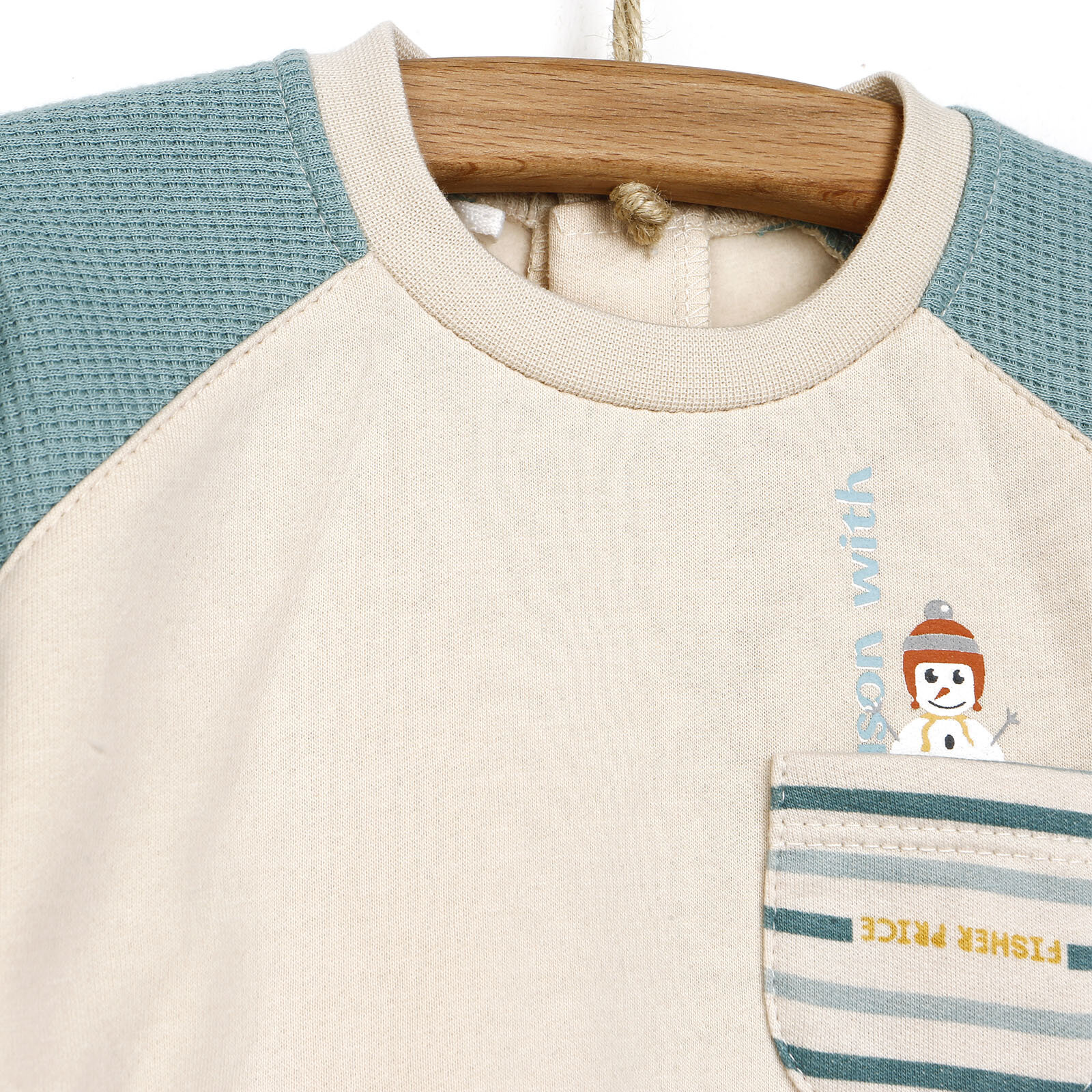 Fun Times Sweatshirt-Patiksiz Alt Erkek Bebek