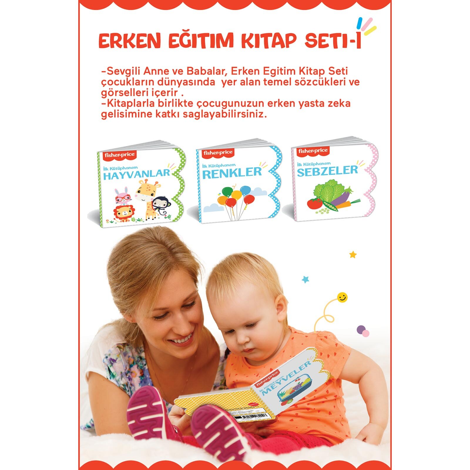 Fisher Price İlk Kütüphanem Set1 Fisher Price İlk Kütüphanem Set1