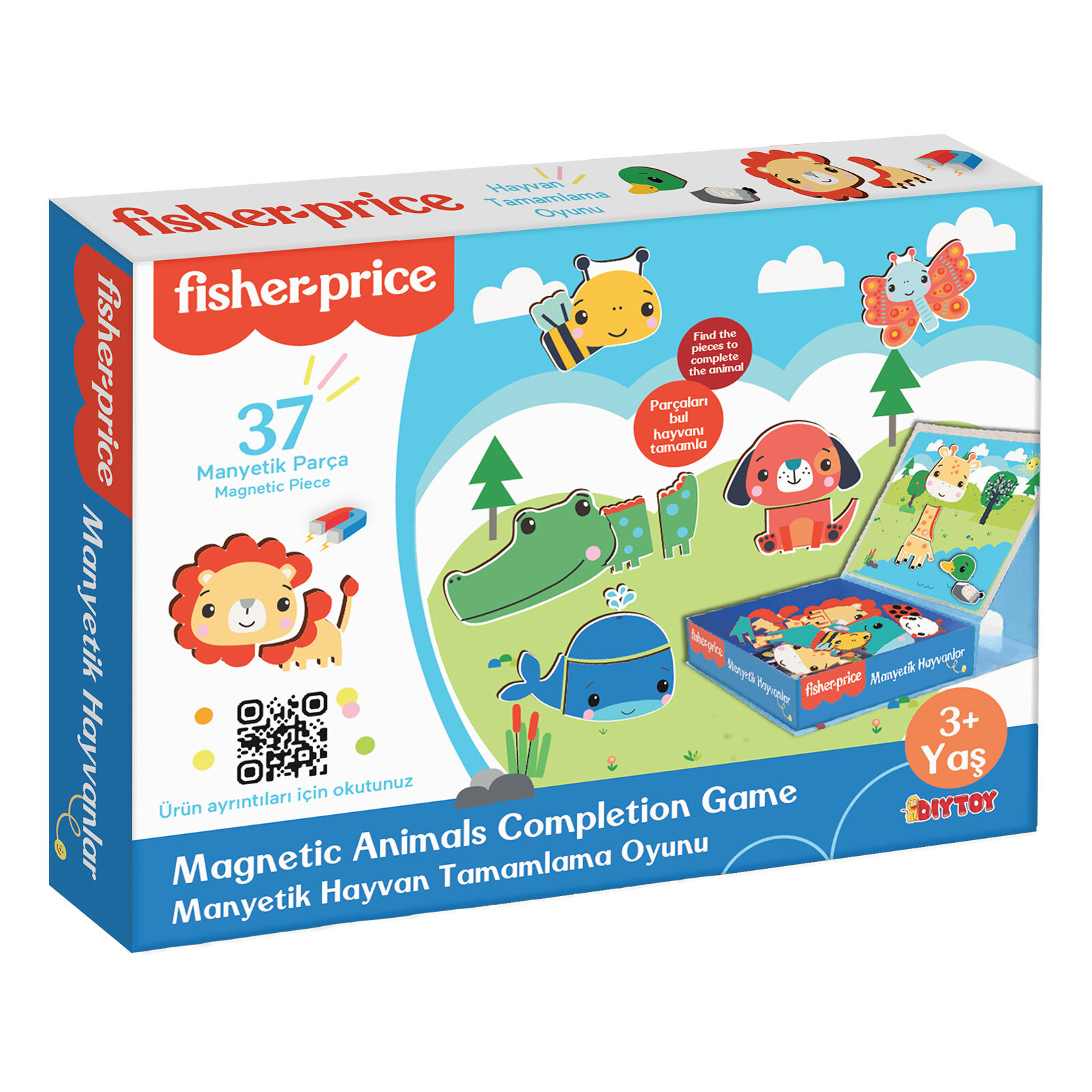 Fisher Price Manyetik Tablet Hayvan Tamamlama