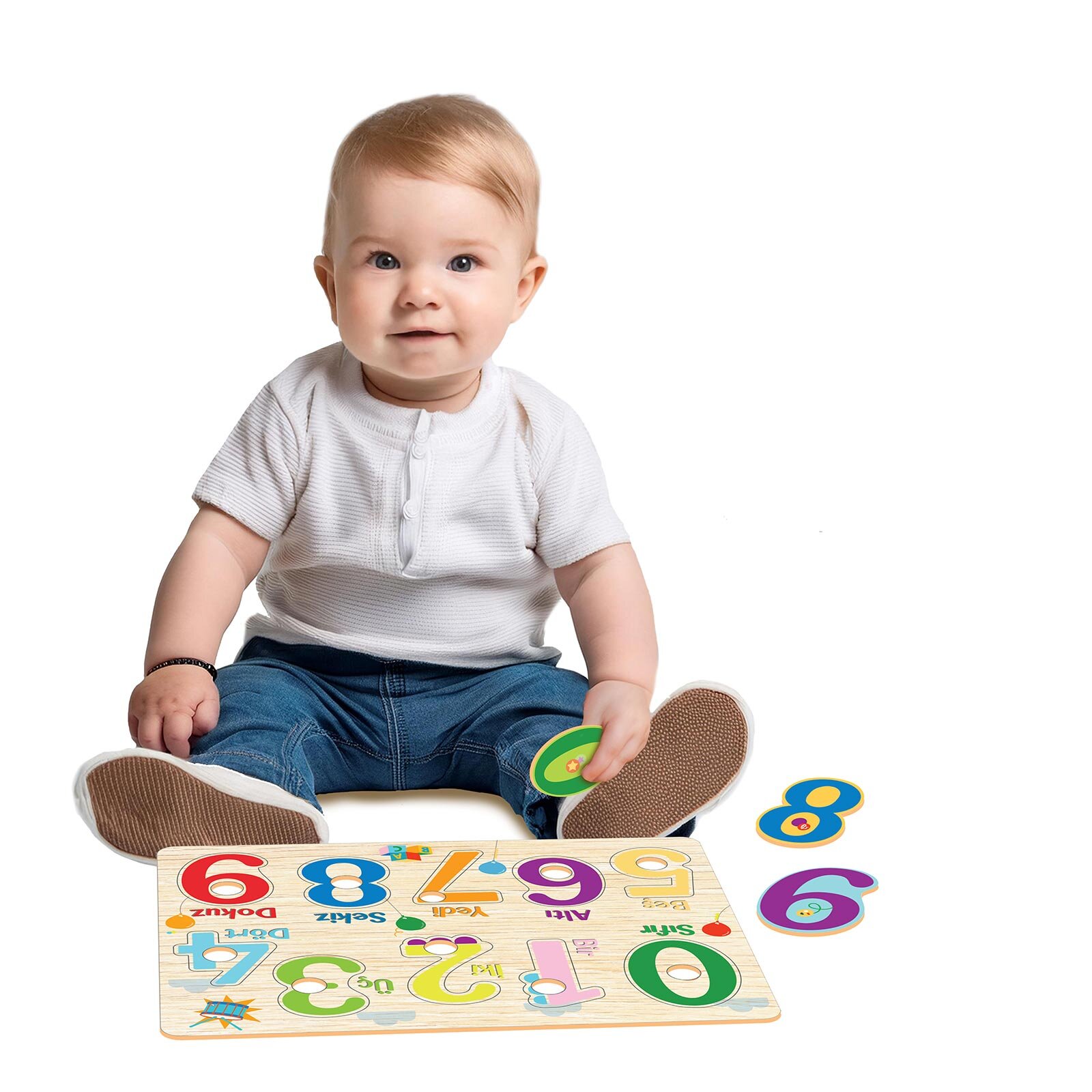 Fisher Price Tak Çıkar Puzzle Şekiller Sayılar