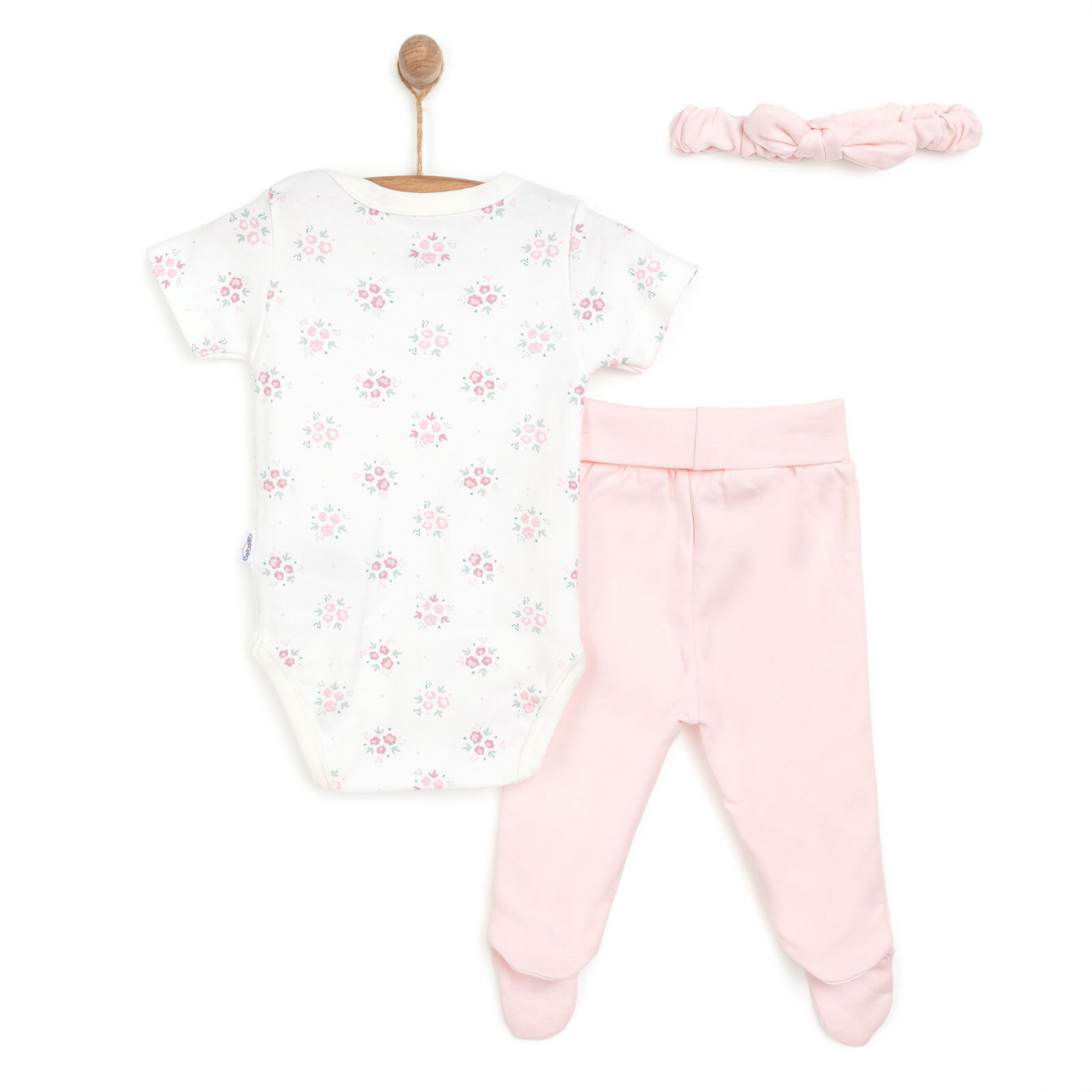 Flowers Kız Bandana-Body-Alt Kız Bebek