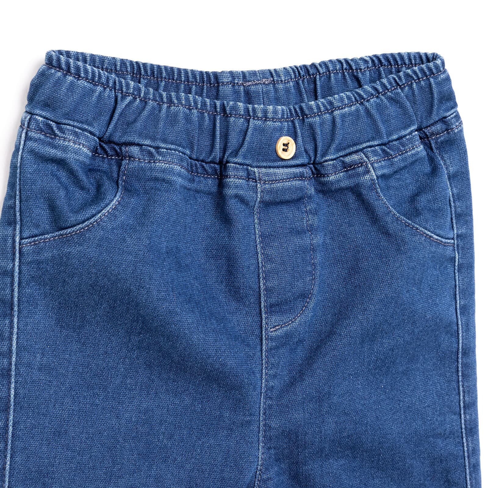 Flowers Kız Denim Pantolon Kız Bebek