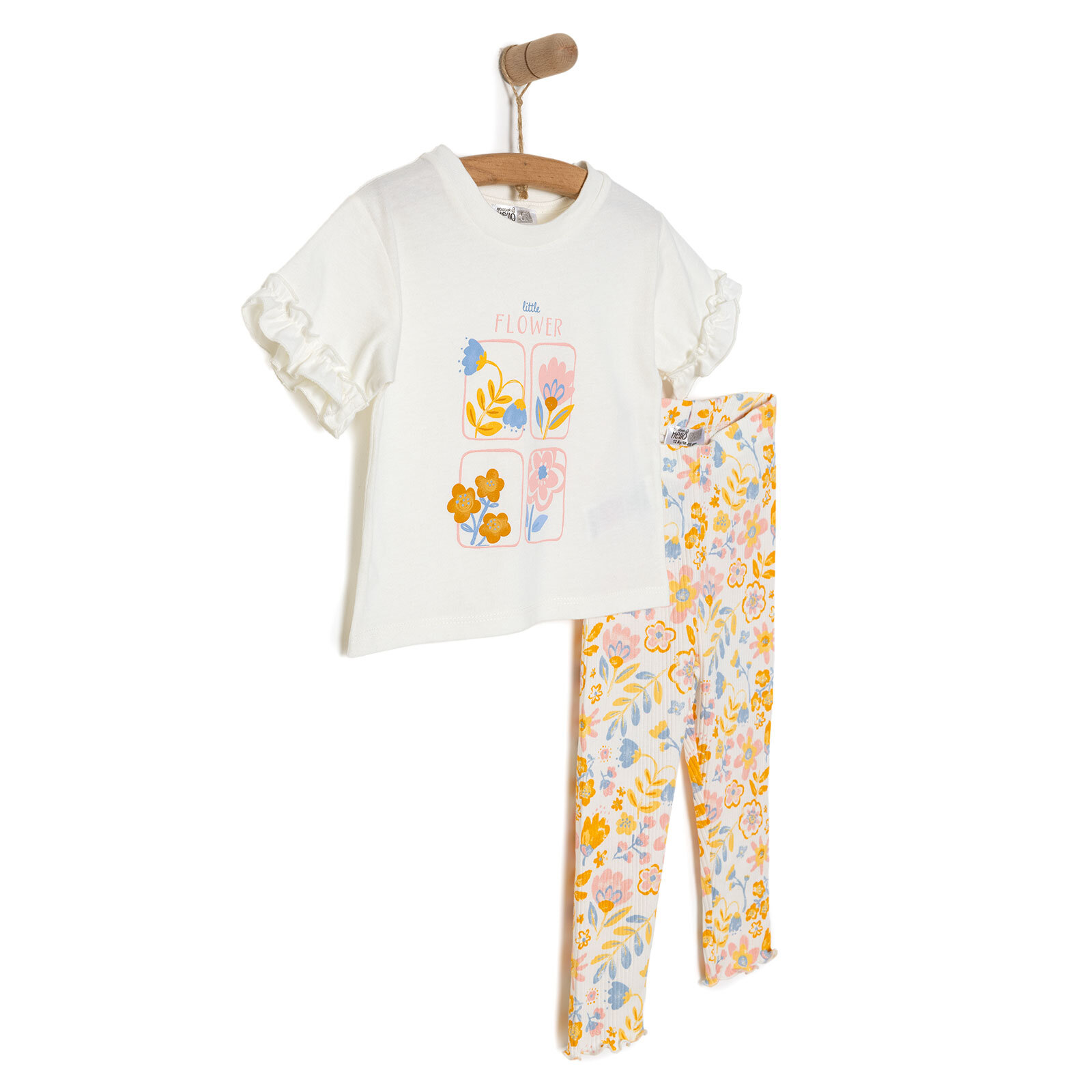 Flowers Kız Tshirt-Tayt Kız Bebek