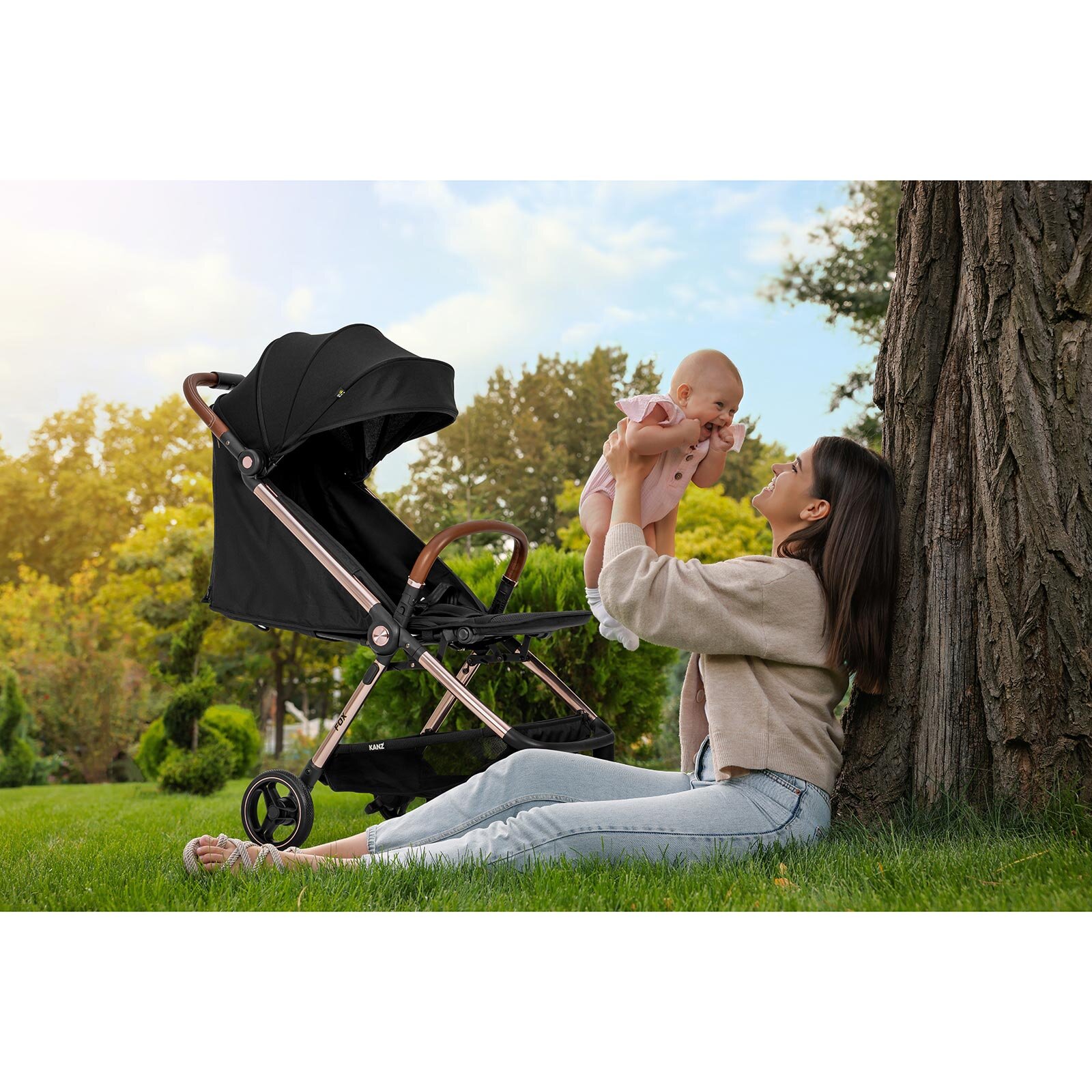 Fox Autofold Kabin Bebek Arabası Siyah Fox Autofold Kabin Bebek Arabası Siyah