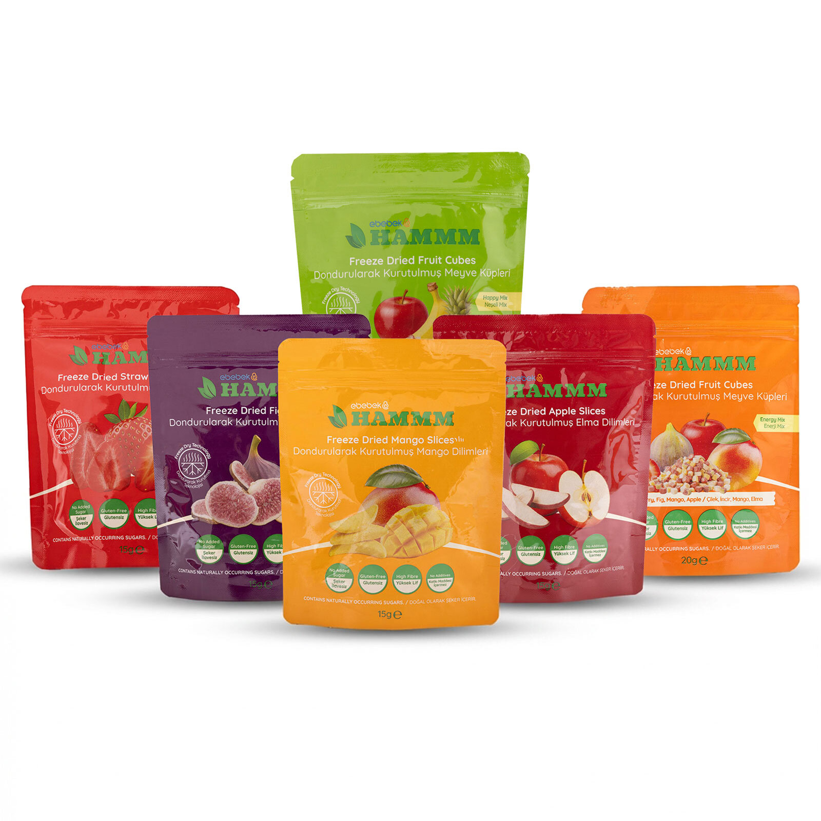 Freeze Dried Çilek Dilimleri 15 gr