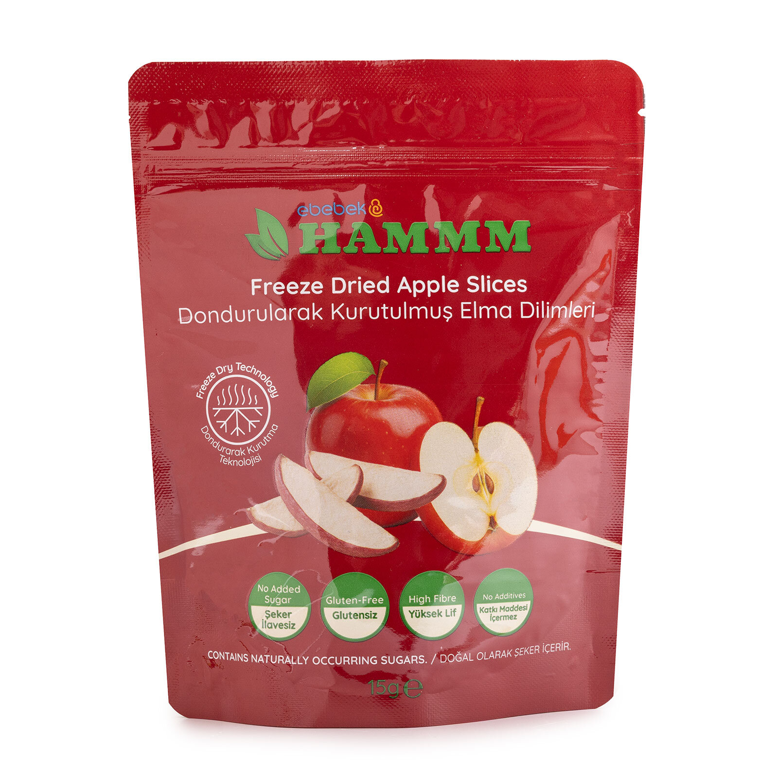 Freeze Dried Elma Dilimleri 15 gr