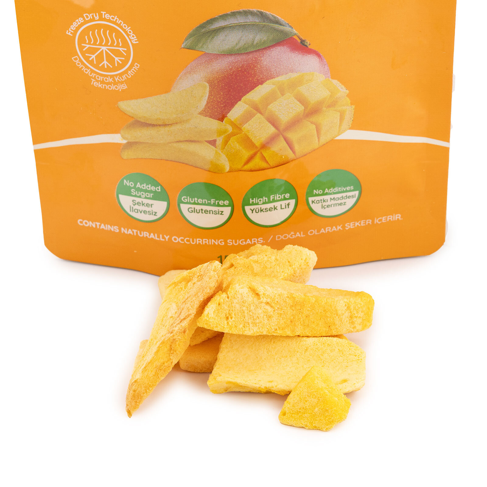 Freeze Dried Mango Dilimleri 15 gr Freeze Dried Mango Dilimleri 15 gr
