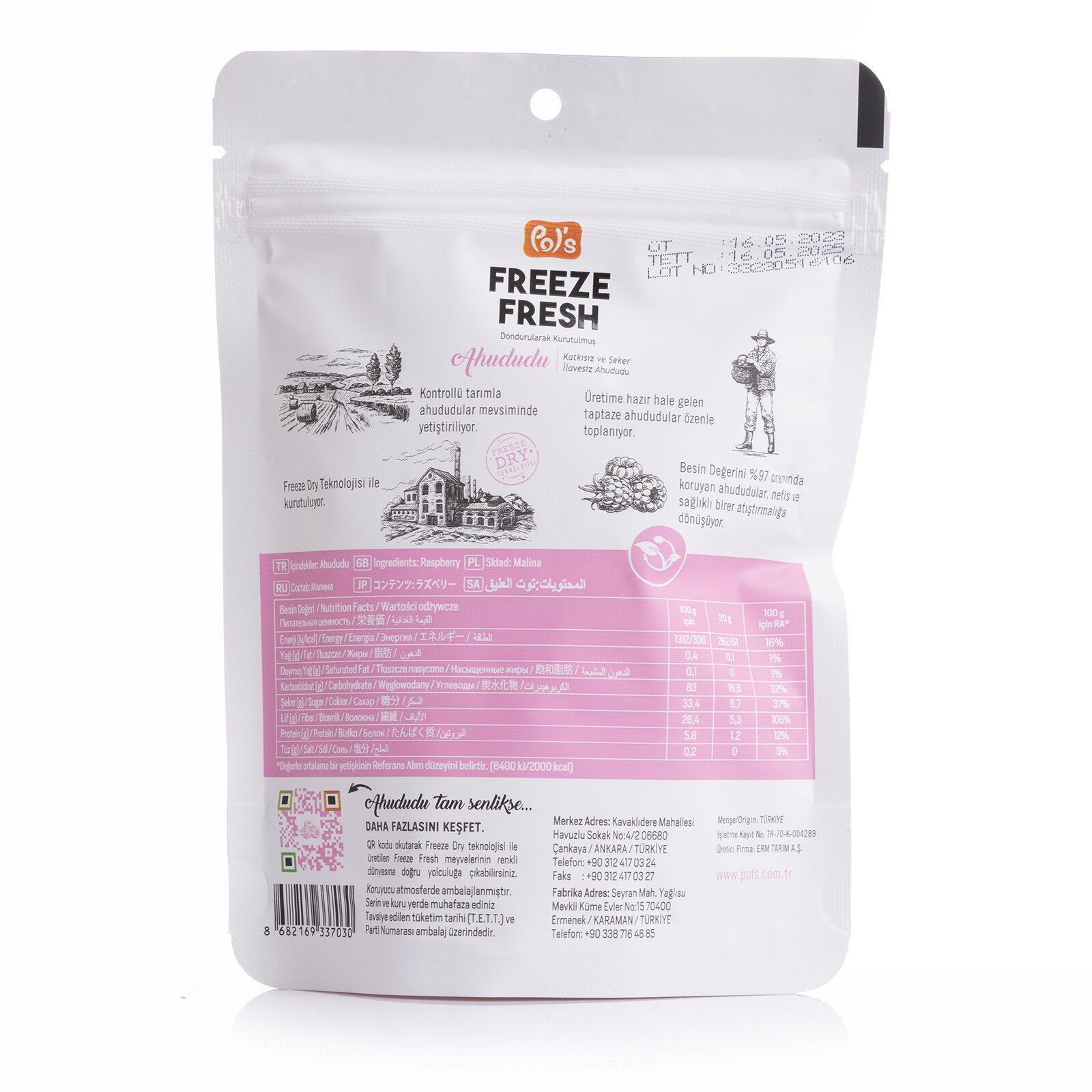 Freeze Fresh Ahududu 20 gr