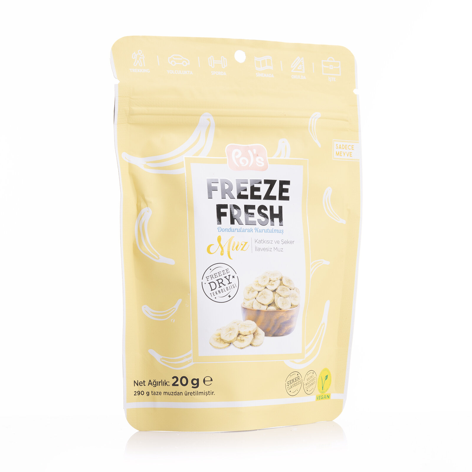 Freeze Fresh Dilim Muz 20 gr