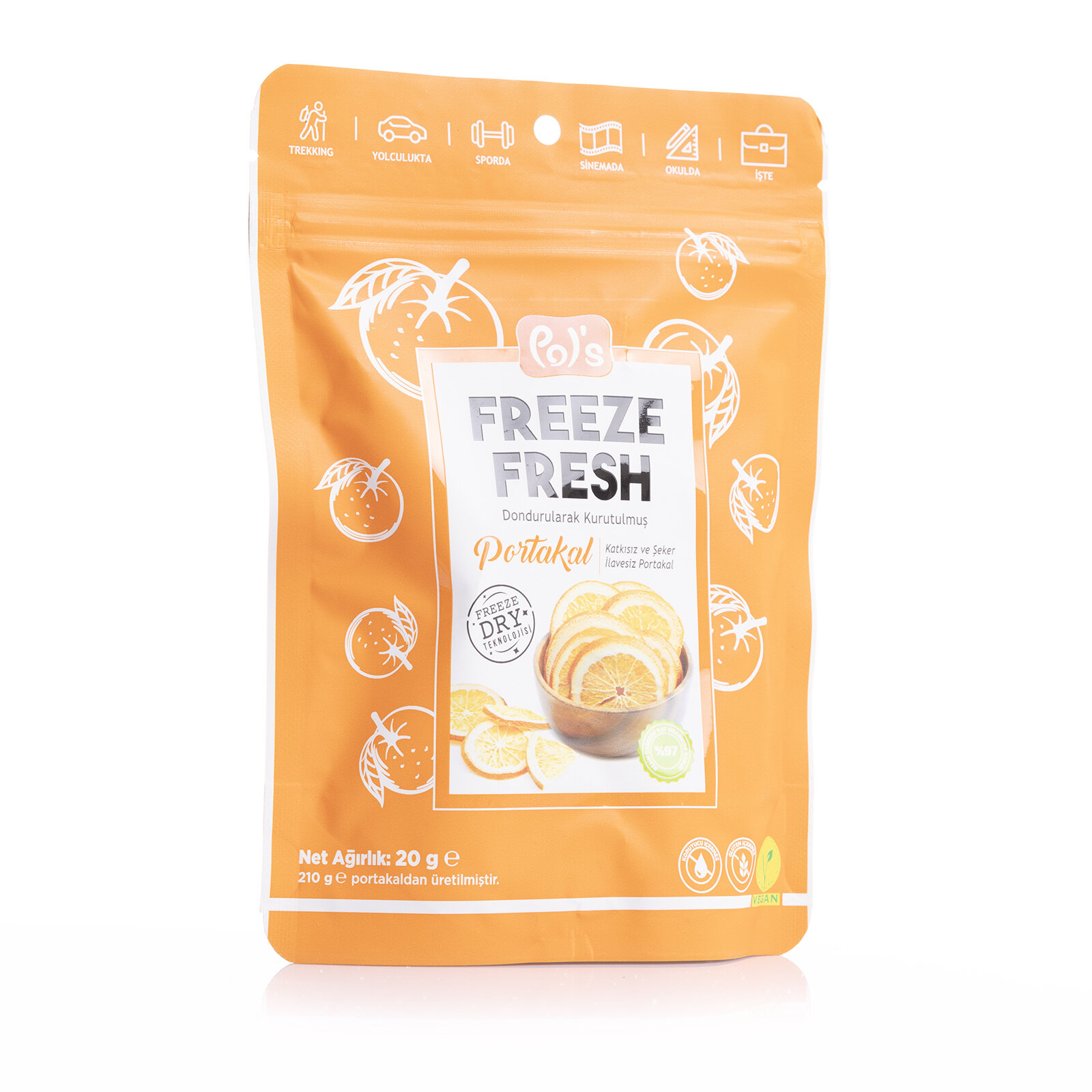 Freeze Fresh Dilim Portakal 20 gr