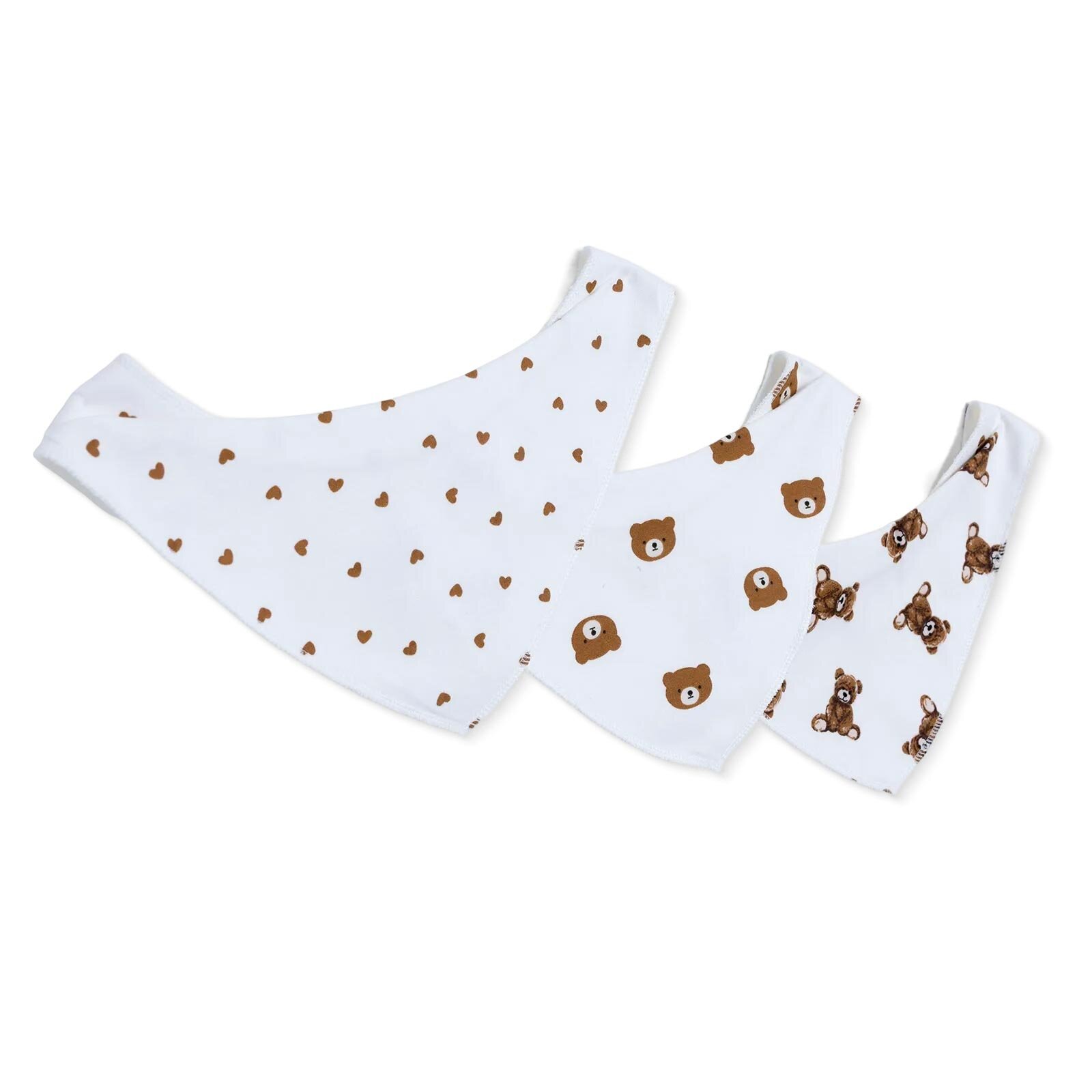 Fular Havlulu Mama Önlük 3'lü - Ayıcık Fular Havlulu Mama Önlük 3'lü - Ayıcık