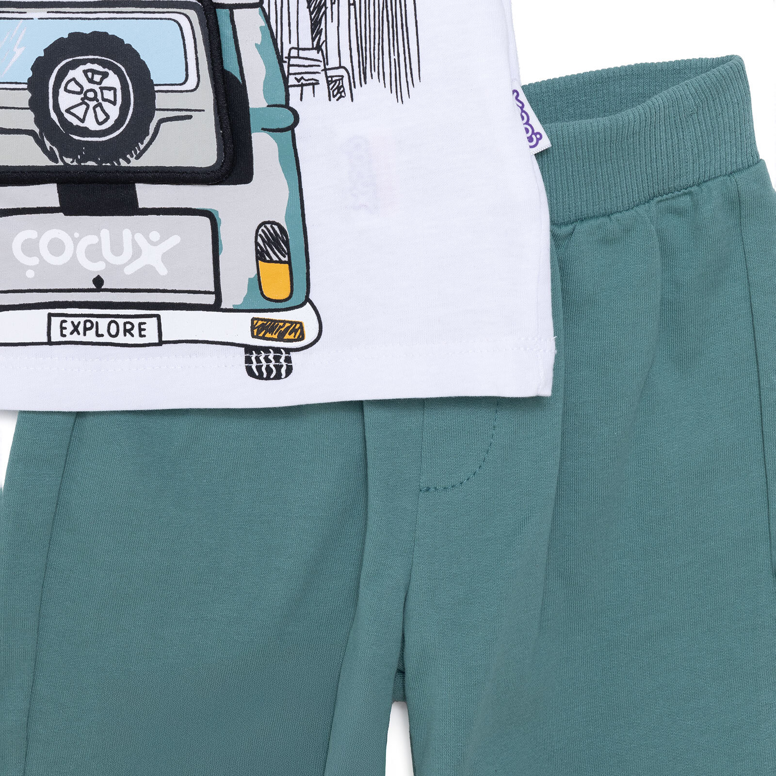 Fun World 3D Erkek Tshirt-Şort Erkek Bebek