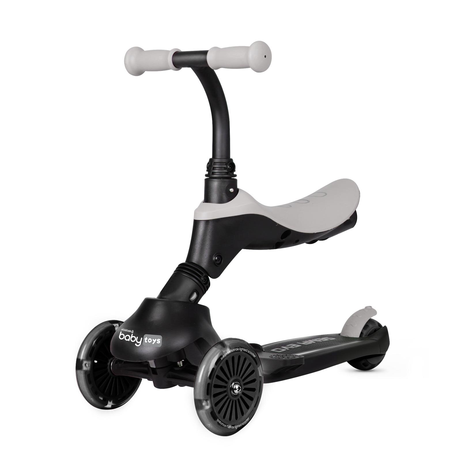 Funride 5in1 Işıklı Scooter-bej Funride 5in1 Işıklı Scooter-bej