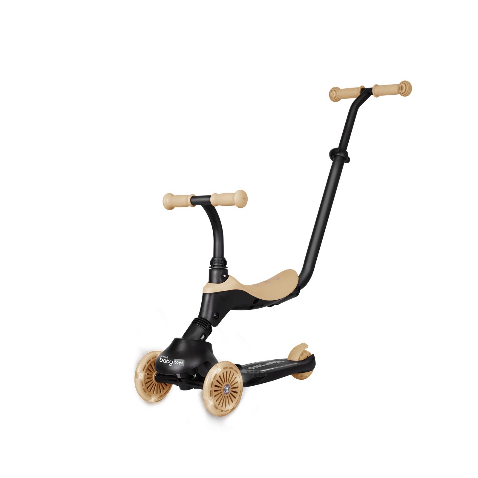 Funride 5in1 Işıklı Scooter-Haki Funride 5in1 Işıklı Scooter-Haki