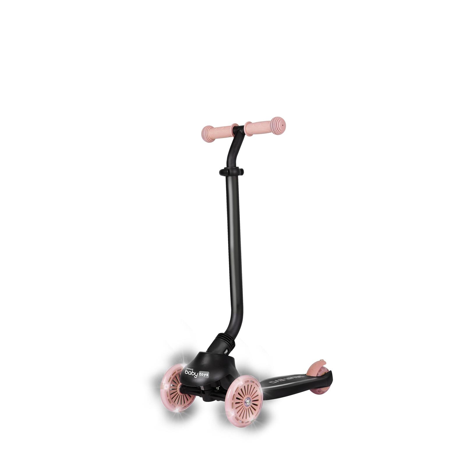 Funride 5in1 Işıklı Scooter-Mercan Pembe