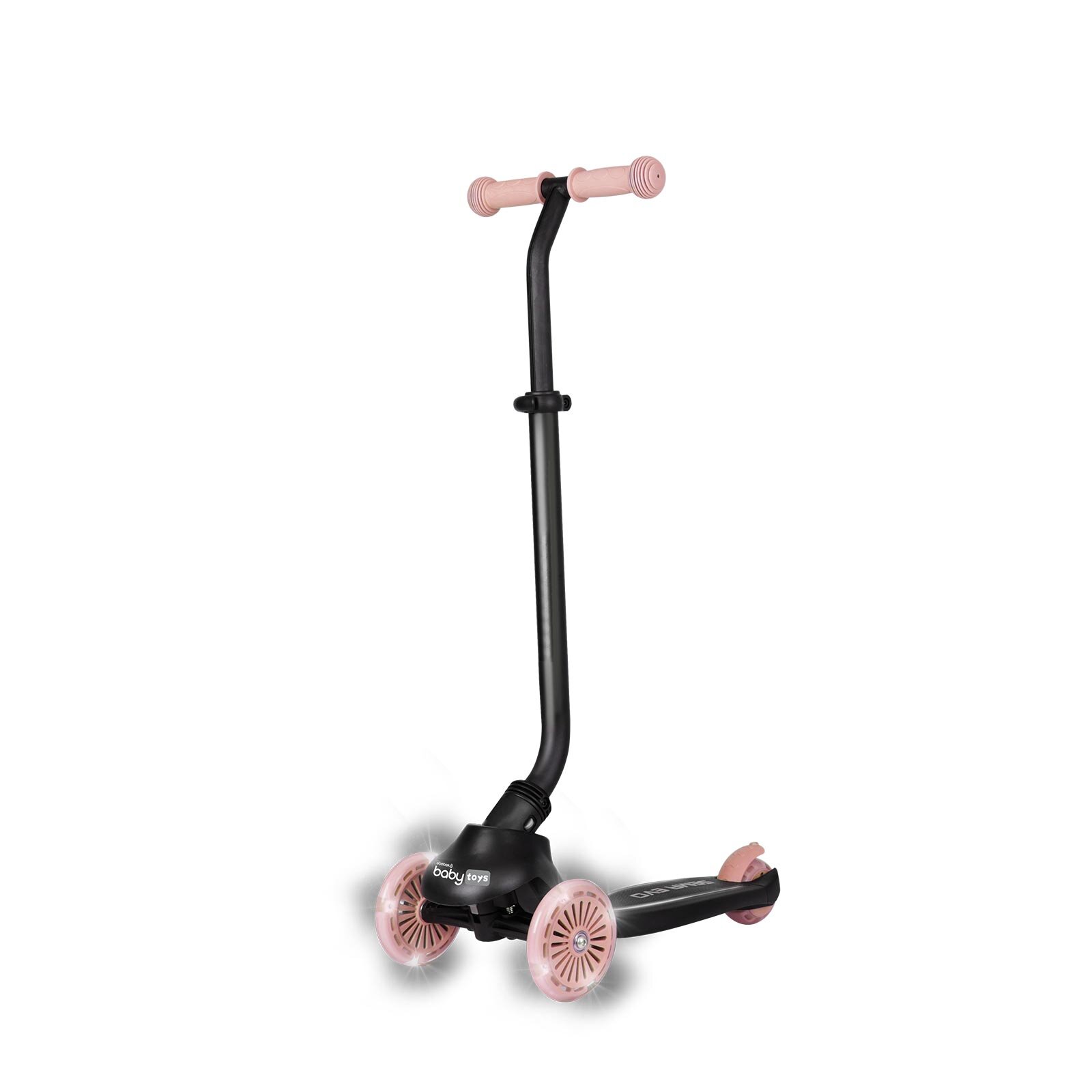 Funride 5in1 Işıklı Scooter-Mercan Pembe