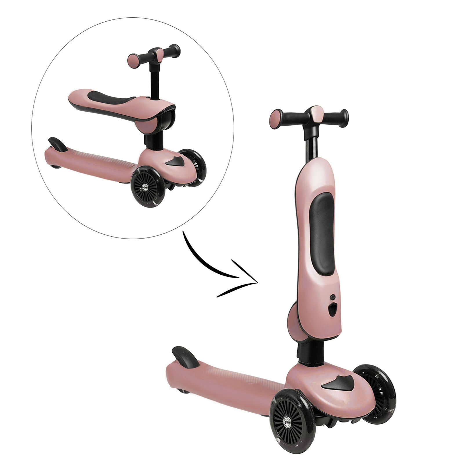 Funride Oturmalı Scooter Somon