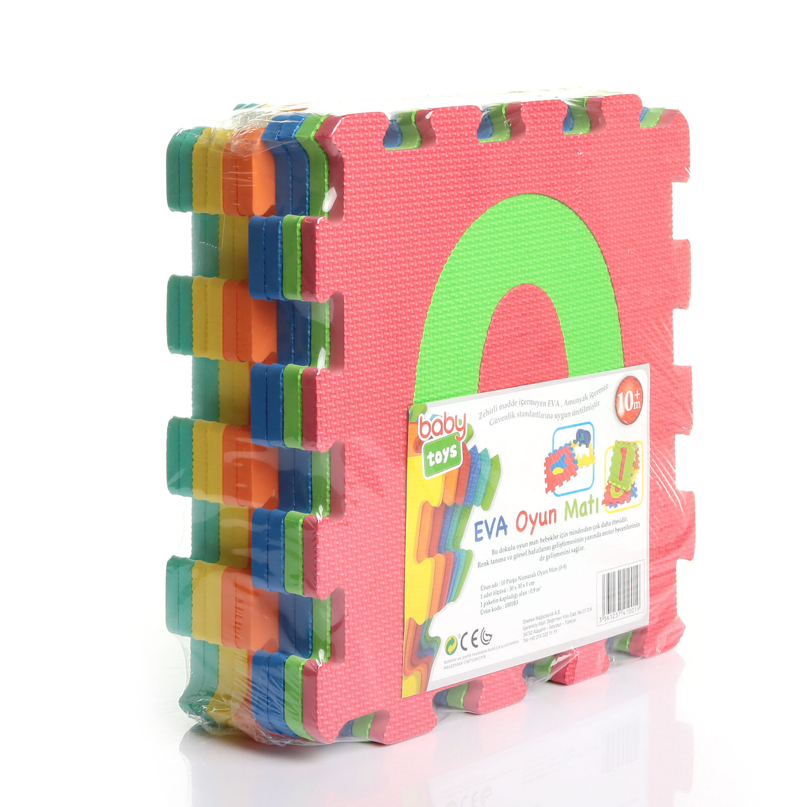 Eva 10 Parça Bebek Puzzle Oyun Matı Yer Karosu