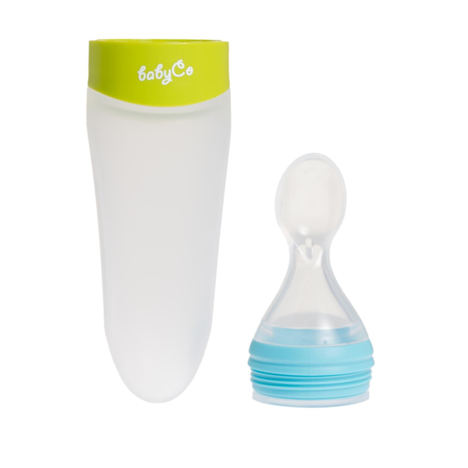 baby co Sıkma Silikon Mama Kaşığı