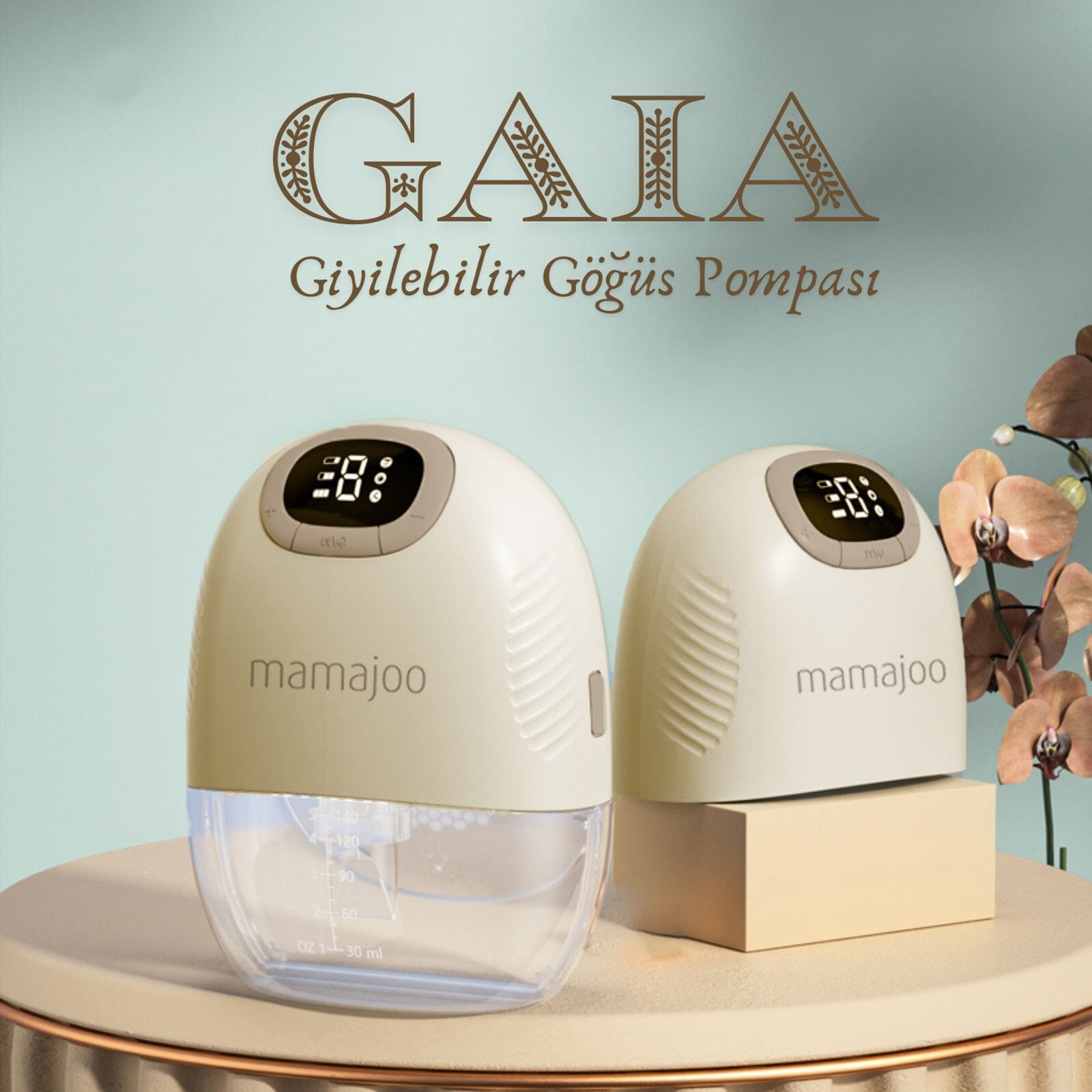 GAIA Giyilebilir Elektronik Tekli Pompa 140 ml
