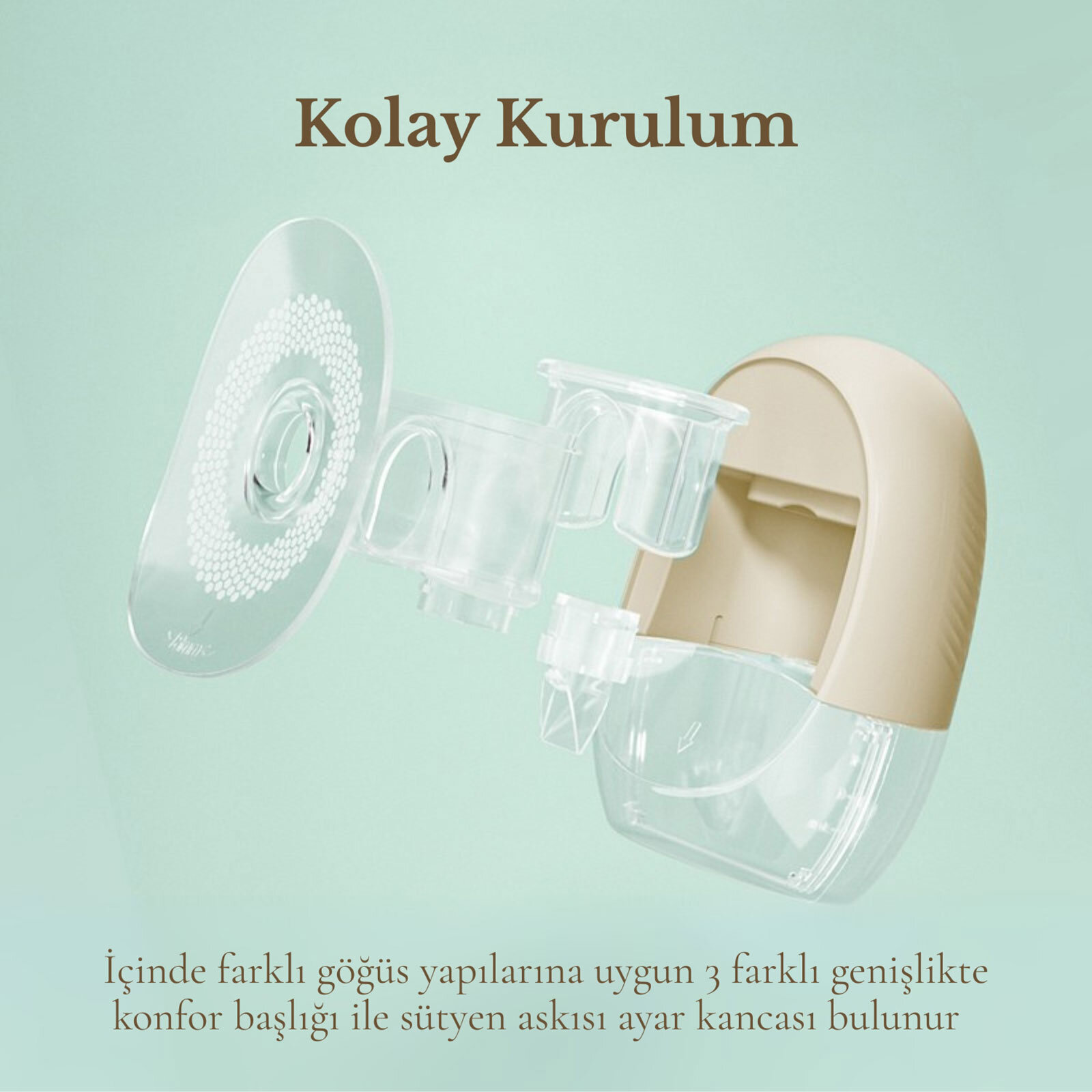 GAIA Giyilebilir Elektronik Tekli Pompa 140 ml