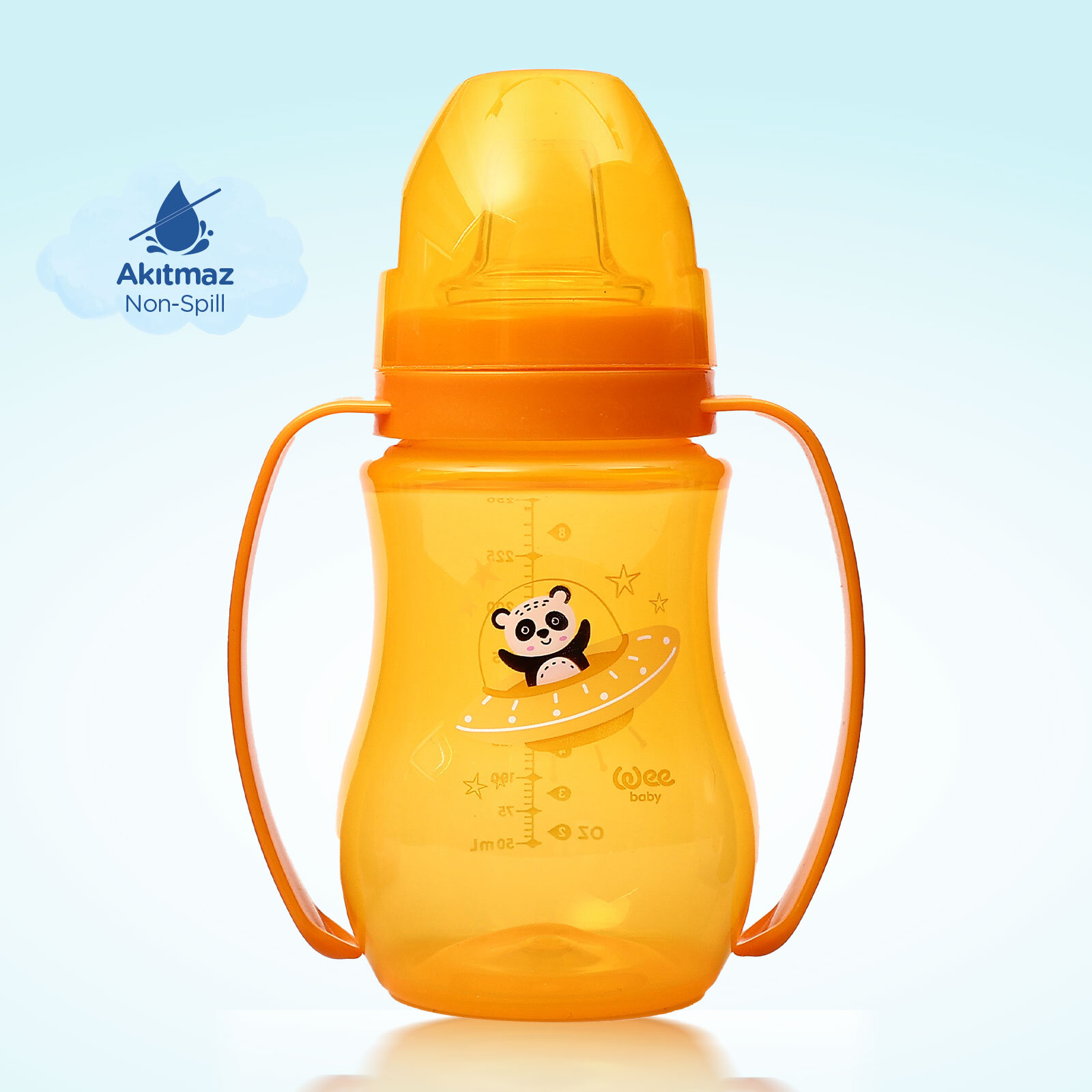 Galaxy Akıtmaz Alıştırma Bardağı 250ml Galaxy Akıtmaz Alıştırma Bardağı 250ml