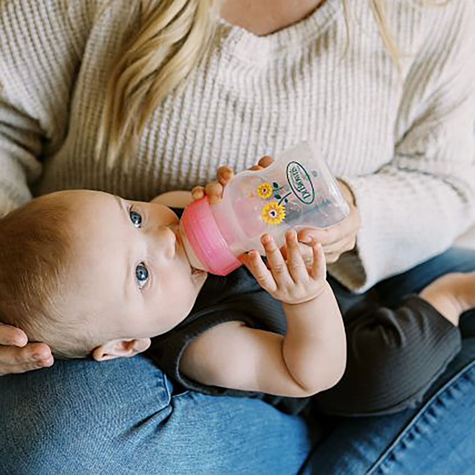 DB 3610 Geniş Ağız Anti-Kolik Options+ PP Biberon Pembe Hediye set