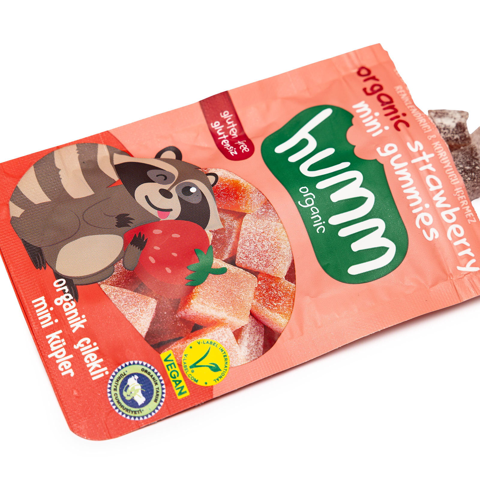 Glutensiz Vegan Çilekli  Mini Küpler