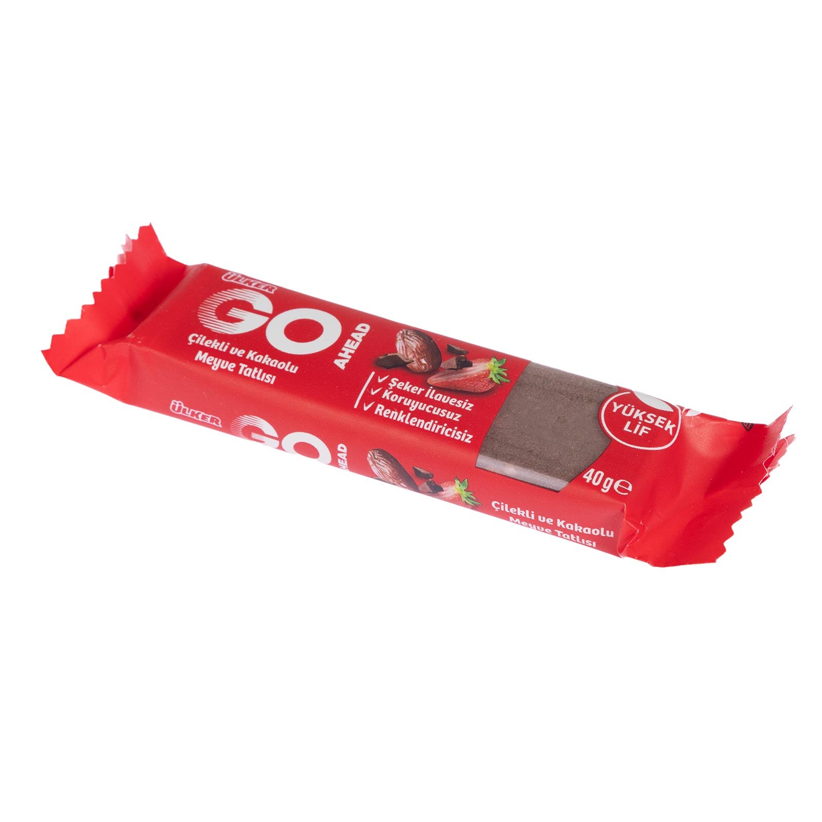 Go Ahead Çilekli & Kakaolu  Hurma Bar 40 gr.