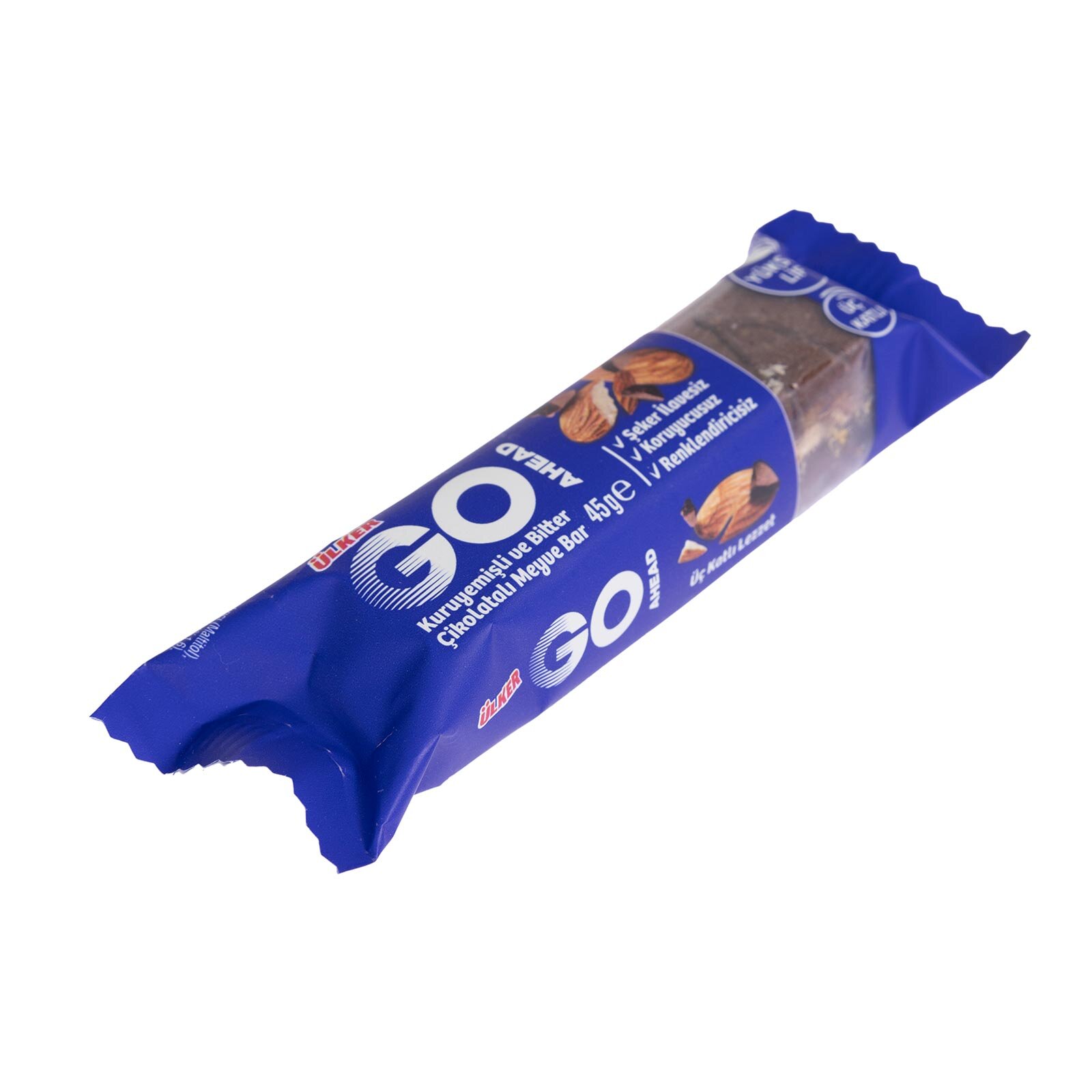 Go Ahead Üç Katlı Lezzet Kuruyemişli ve Bitter Çikolatalı Meyve Bar Go Ahead Üç Katlı Lezzet Kuruyemişli ve Bitter Çikolatalı Meyve Bar