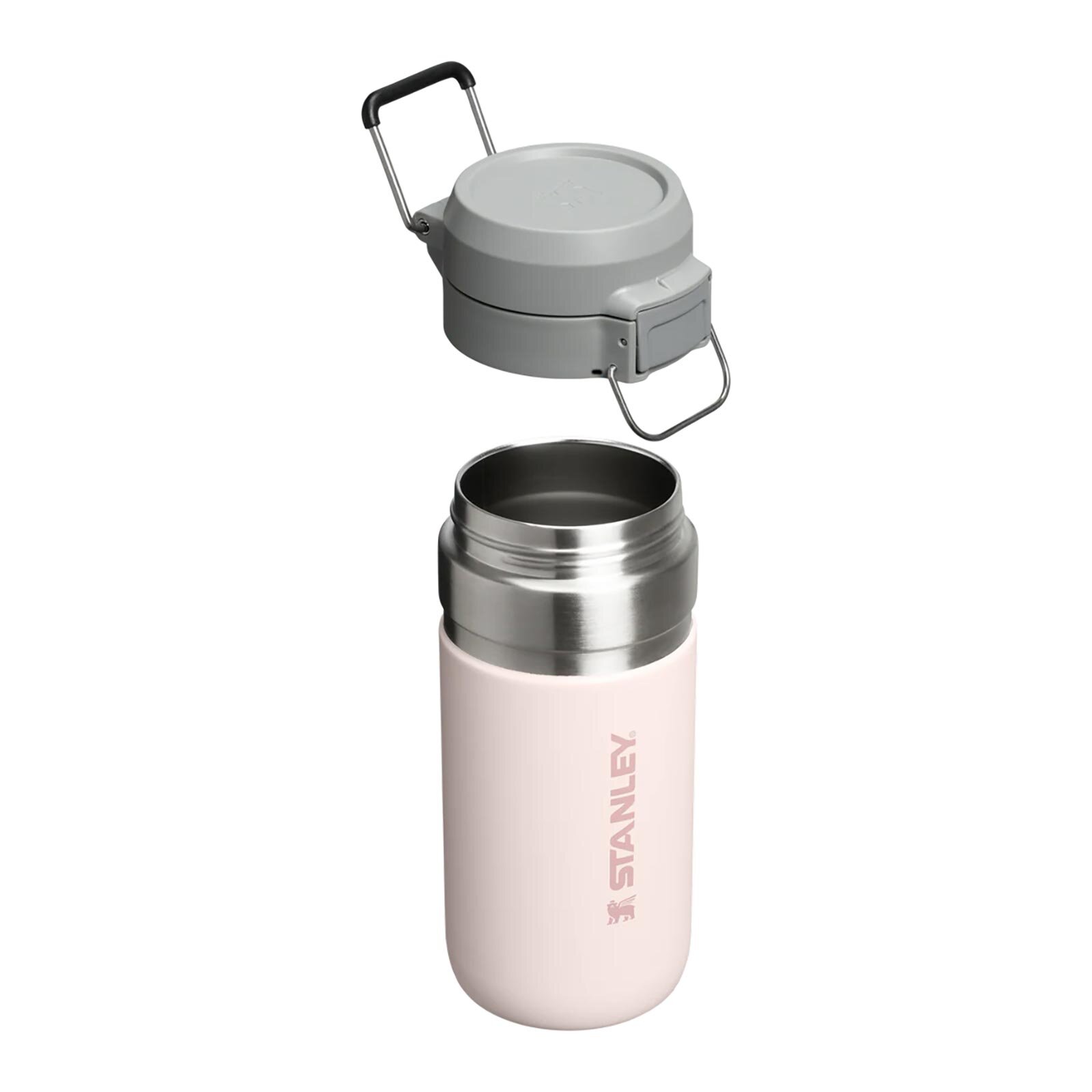 Go Quick Flip Water Bottle 0.47L - Pembe