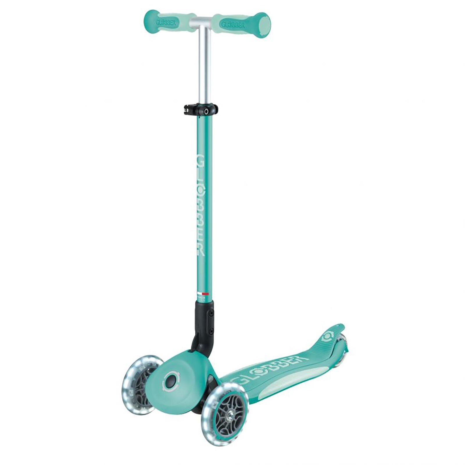 Globber Go Up Deluxe Işıklı Scooter - Mint Yeşili - ebebek
