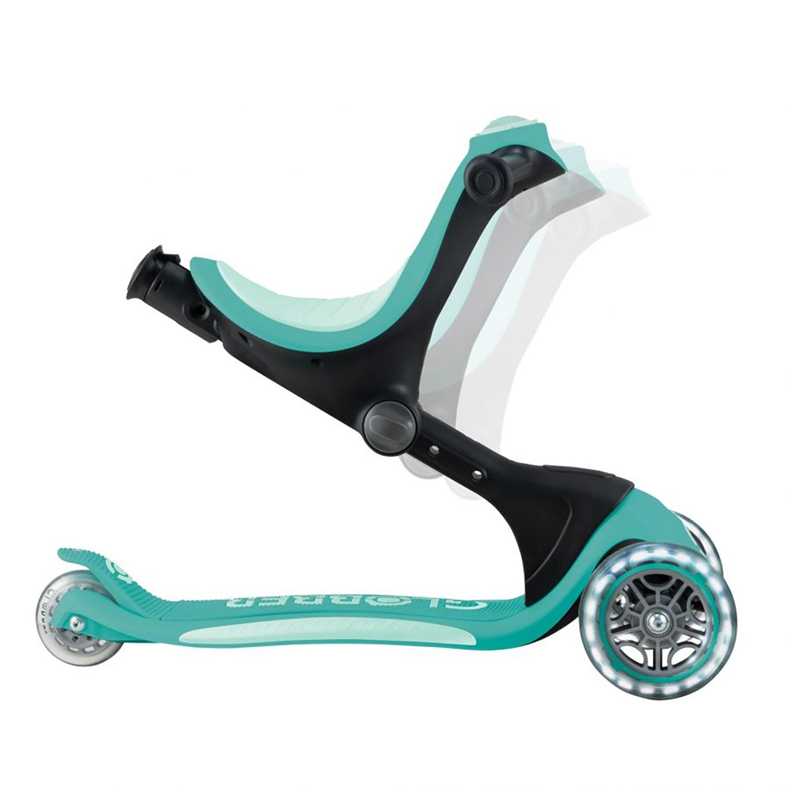 Globber Go Up Deluxe Işıklı Scooter - Mint Yeşili - ebebek