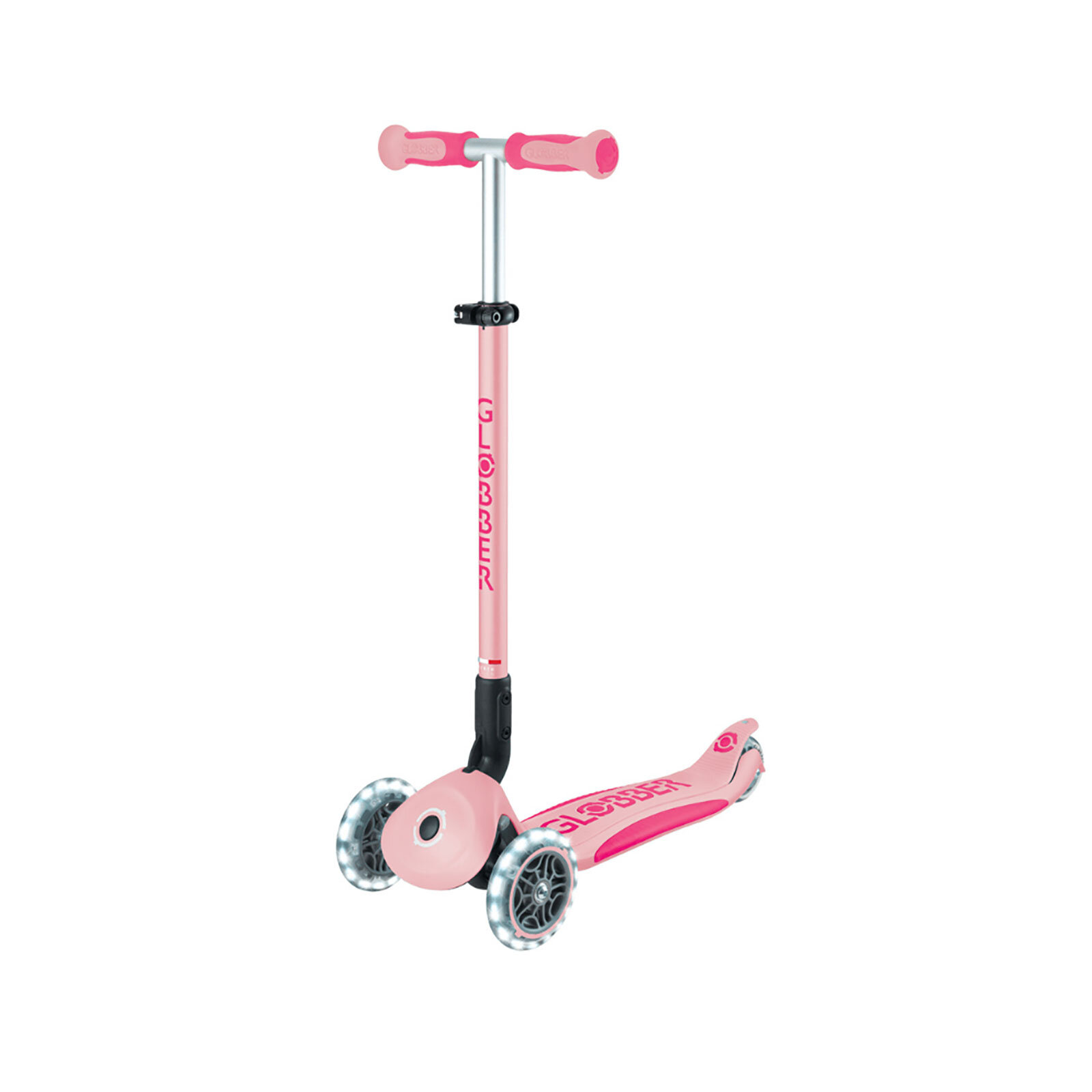 Go Up Deluxe Işıklı Scooter-Pastel Pembe
