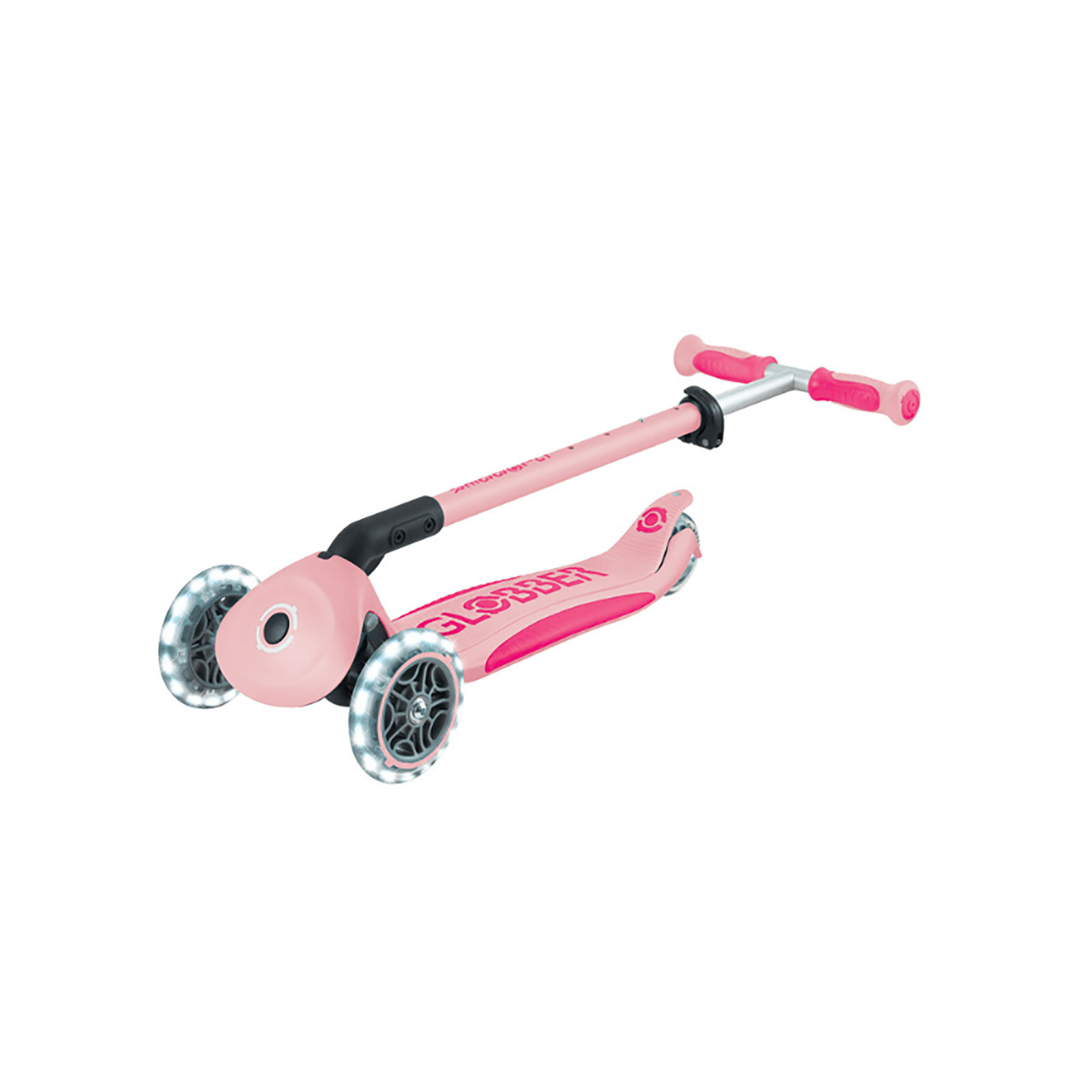 Go Up Deluxe Işıklı Scooter-Pastel Pembe
