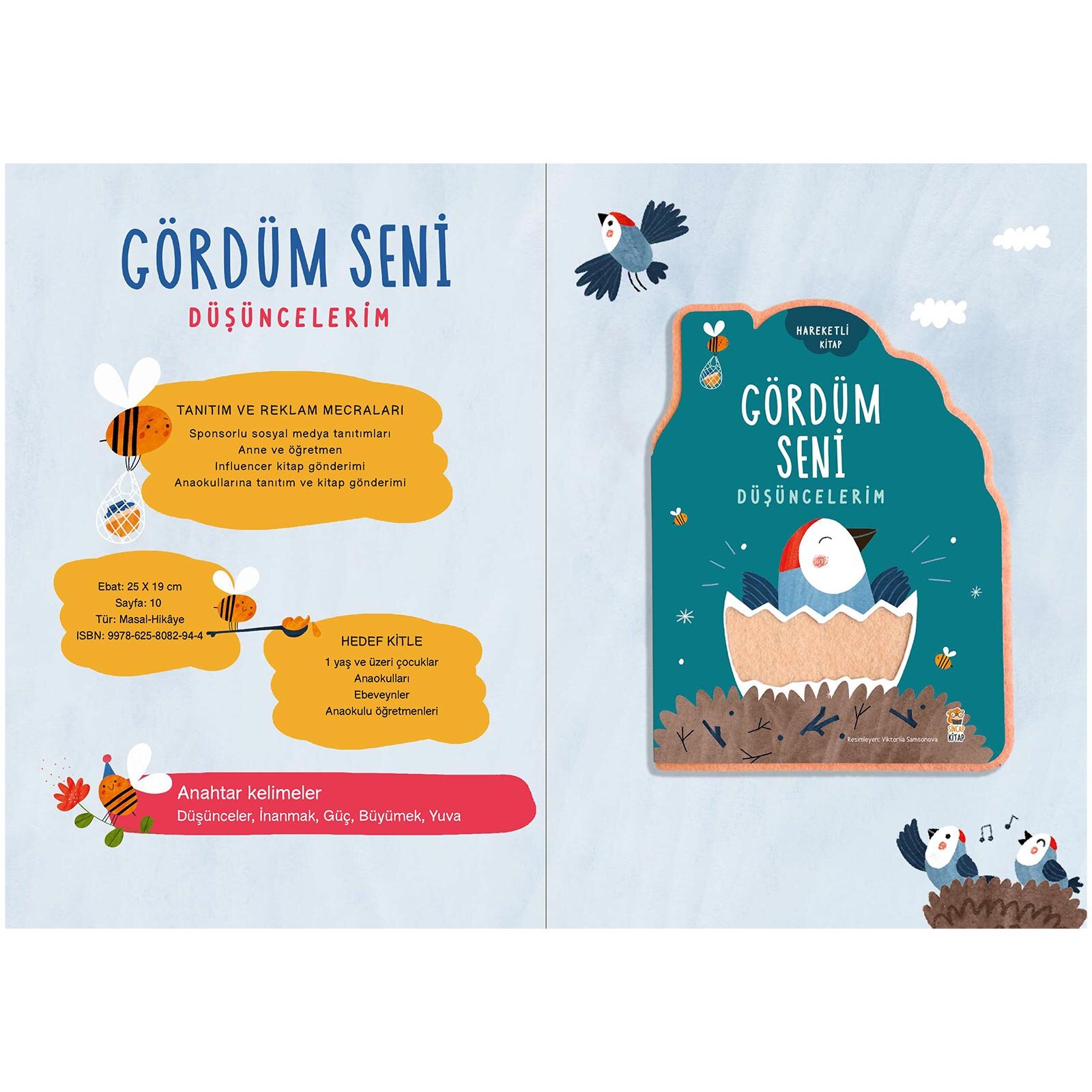 Gördüm Seni Düşüncelerim Keçeli Haraketli Kitap Gördüm Seni Düşüncelerim Keçeli Haraketli Kitap