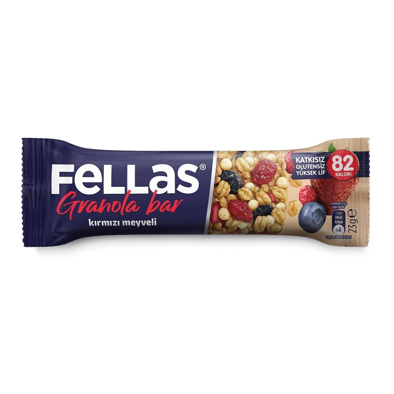 Granola Bar - Kırmızı Meyveli 23g