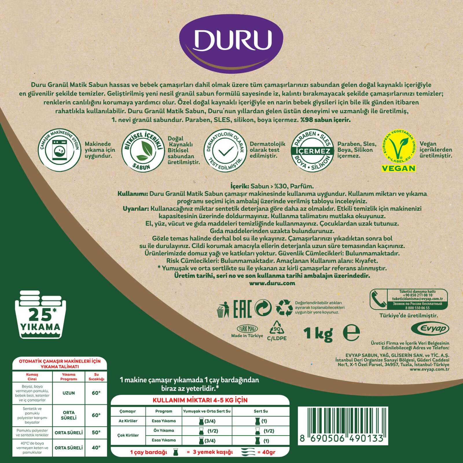 Granül Sabun Klasik 1000 gr